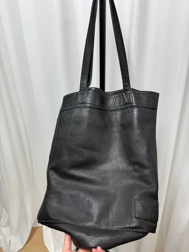 Yohji Yamamoto yohji yamamoto Buckskin zippered logo handbag Size ONE SIZE - 2 Thumbnail