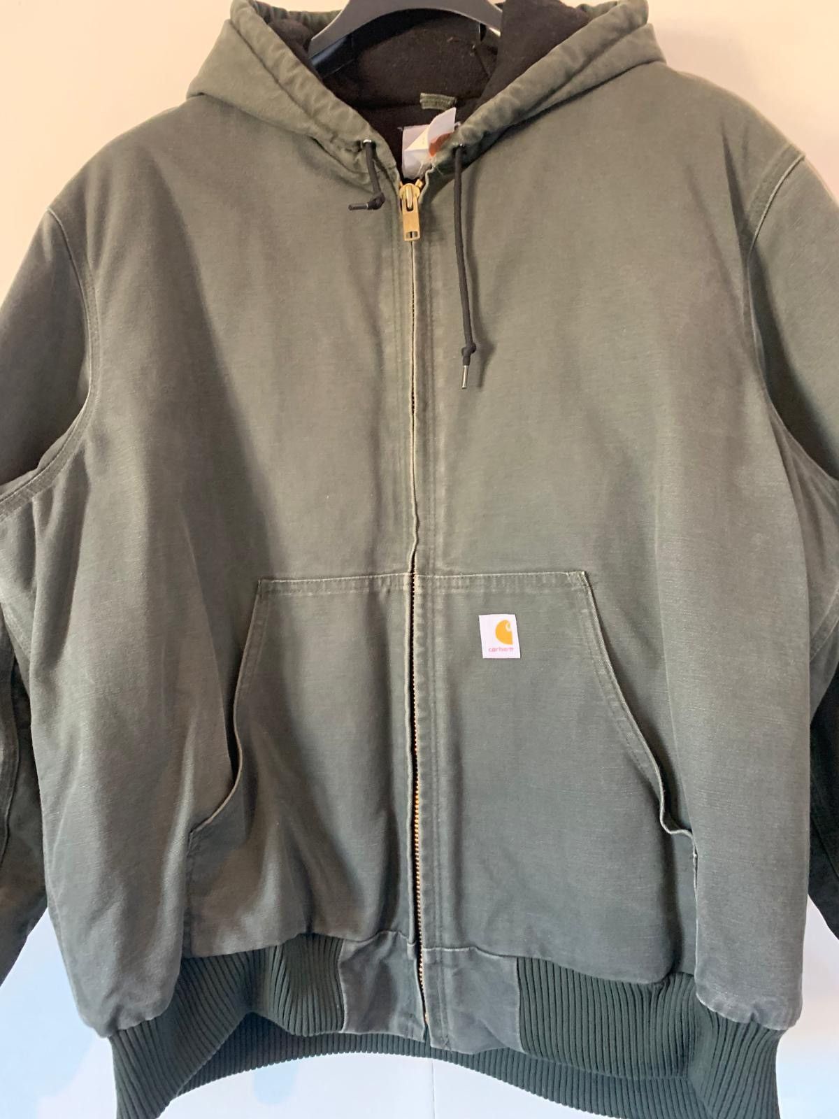 Carhartt Active Jacket J140 DTR Carhartt USA size XL green used Size US XL / EU 56 / 4 - 4 Thumbnail