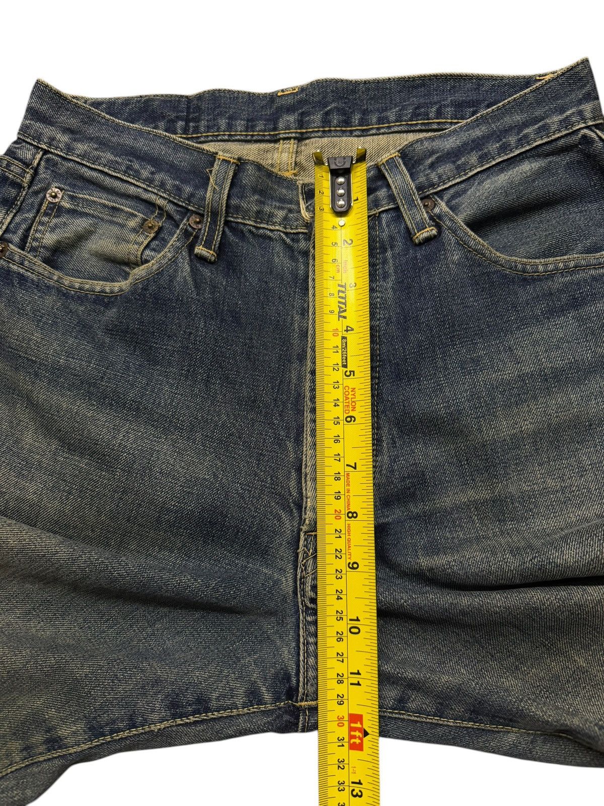 Blue Blue Japan Vintage Blue Way Co.Ltd Japanese Selvedge Denim | W29 Size US 29 - 16 Thumbnail