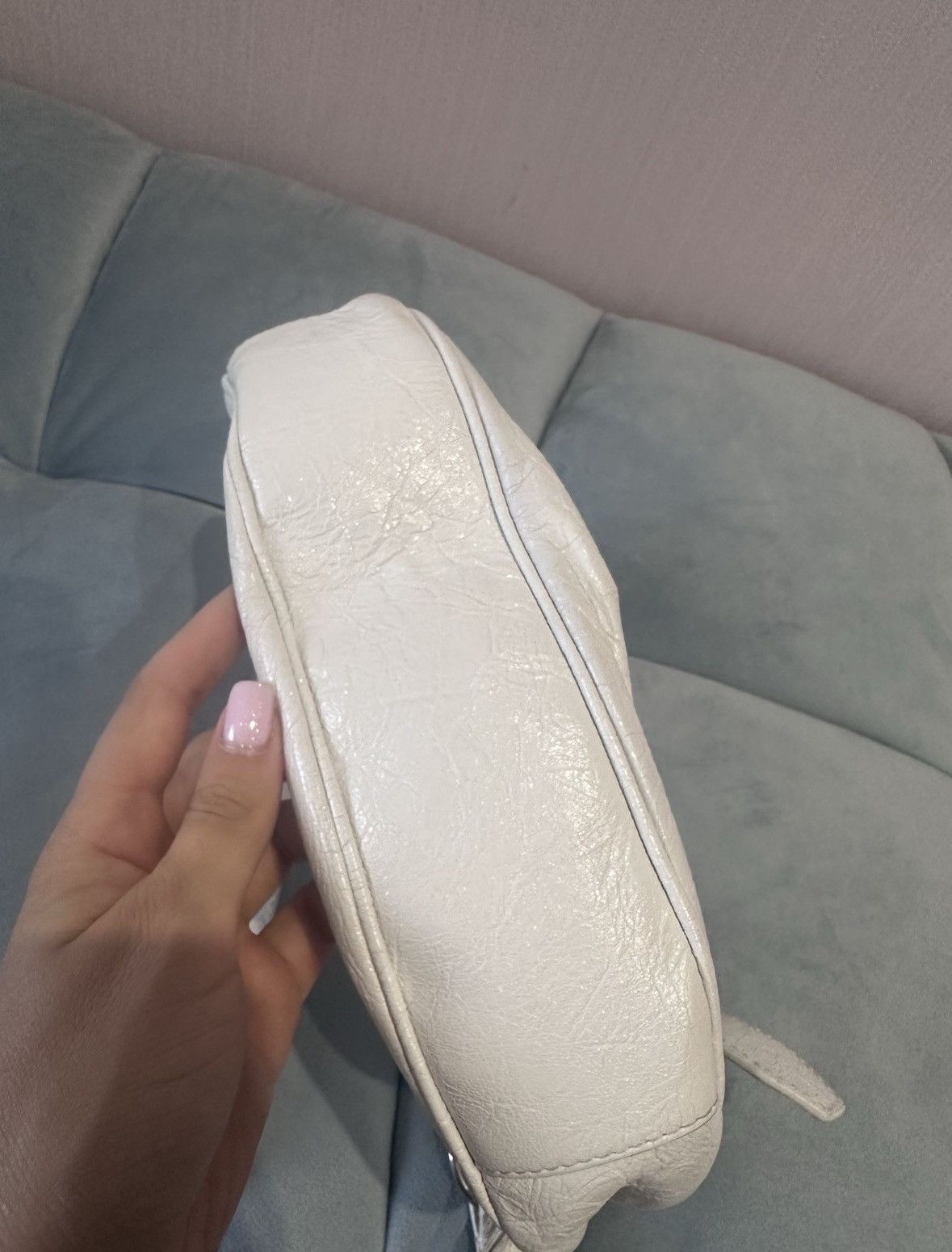 Balenciaga Balenciaga Le Cagole XS White Shoulder Bag Size ONE SIZE - 8 Thumbnail