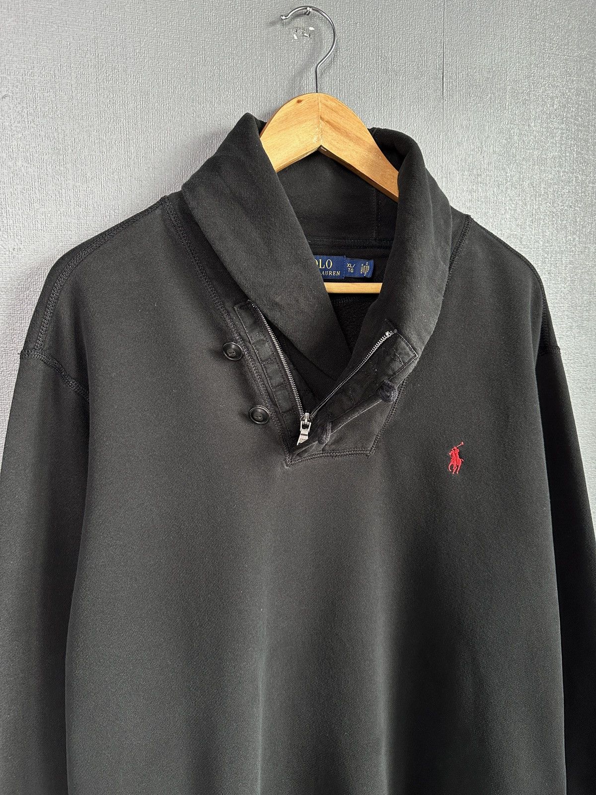 Polo Ralph Lauren POLO RALPH LAUREN Shawl Neck Black Sweater Men’s size XL Size US XL / EU 56 / 4 - 3 Thumbnail