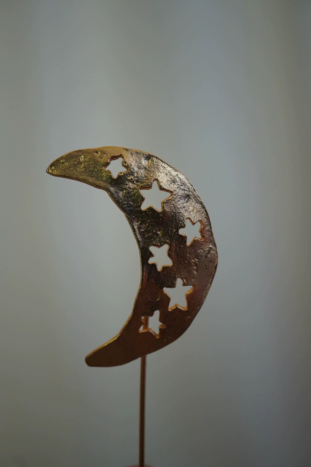 Kenzo Kenzo 80s Star Moon Brooch 9/10 Textured 3.5cm Size ONE SIZE - 6 Thumbnail