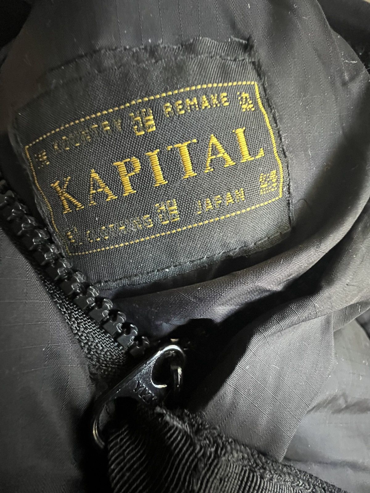 Kapital Kapital Rip-Stop Nylon Down Burger Keel Vest Black Sz- S (1) Size US S / EU 44-46 / 1 - 6 Thumbnail
