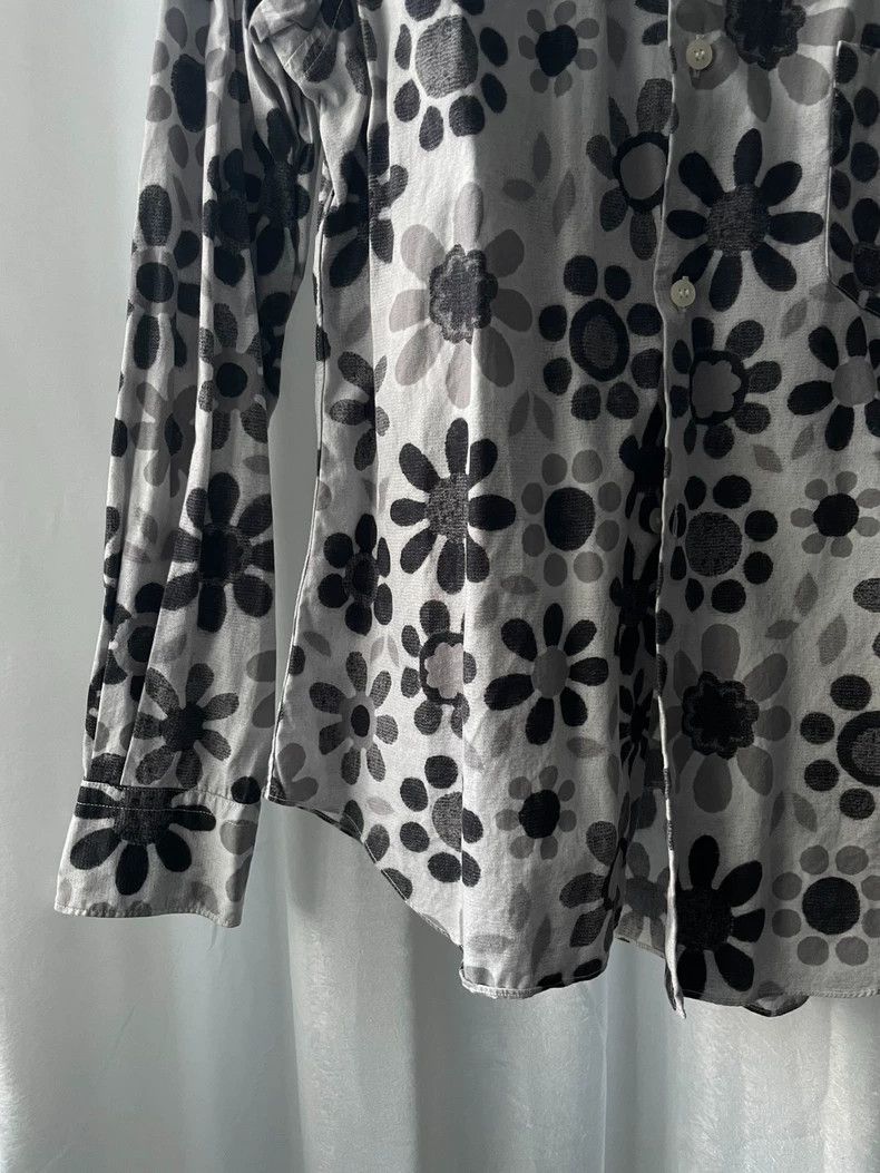 Comme des Garcons Comme Des Garcons Floral printed long-sleeved shirt Size S / US 4 / IT 40 - 3 Thumbnail