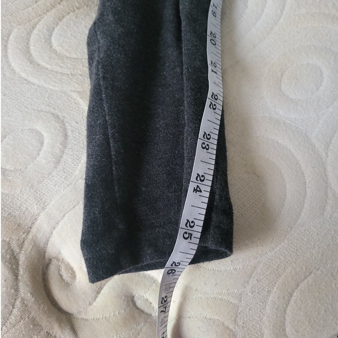 Express Express Dark Gray Cotton Cropped Leggings - XL Size 36" / US 14 / IT 50 - 6 Thumbnail