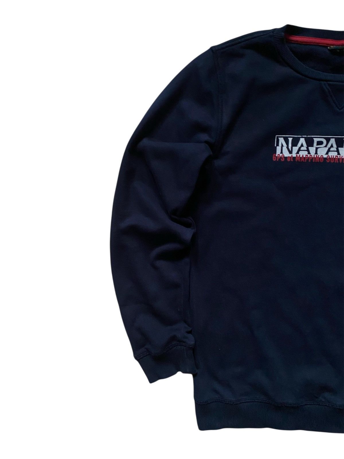 Napapijri × Vintage Napapijiri Sweashirt Big Logo Streetwear Size US M / EU 48-50 / 2 - 2 Thumbnail