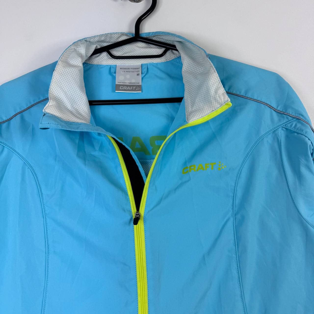 Other Craft Womens Protection Running Jacket Blue Full Zip Size M Size M / US 6-8 / IT 42-44 - 3 Thumbnail