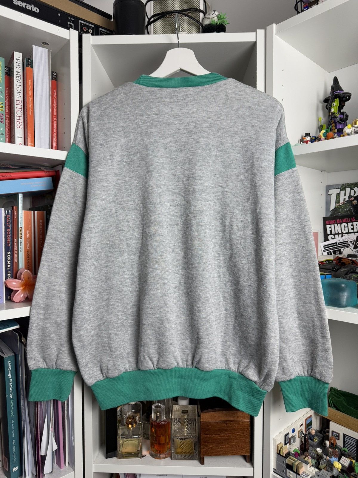 Adidas × Vintage Vintage 90s Adidas basic boxy sweatshirt L retro sportswear Size US S / EU 44-46 / 1 - 2 Thumbnail