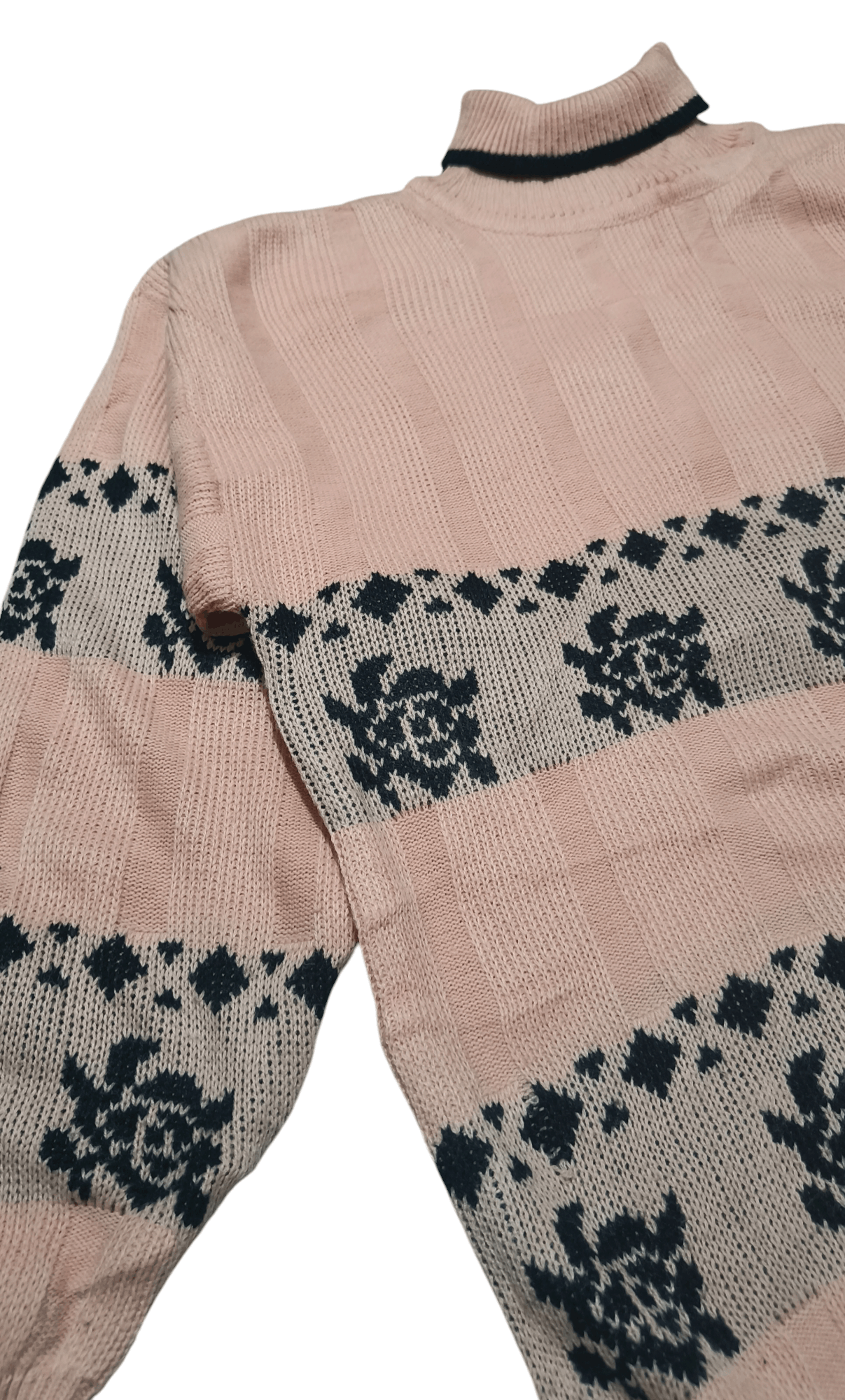 Other Vintage Y2K APOSTROPHE Women's Ethnic Knit Acrylic Sweater Size S / US 4 / IT 40 - 4 Thumbnail