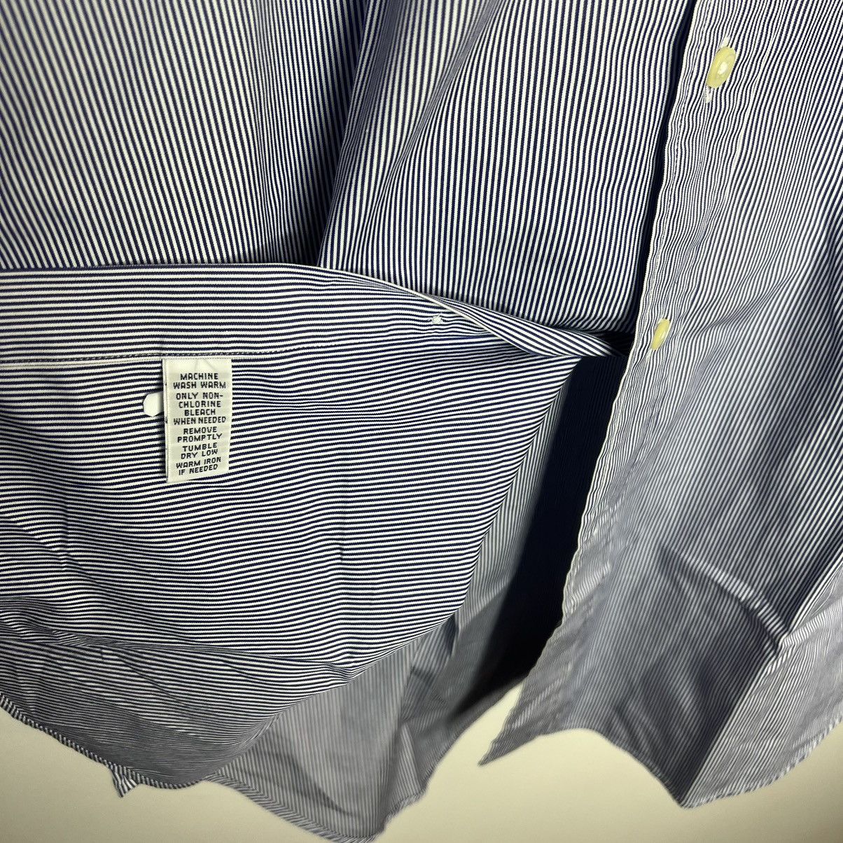 Polo Ralph Lauren × Vintage POLO RALPH LAUREN Shirt Button Up Long Sleeve Striped Size US XL / EU 56 / 4 - 4 Thumbnail