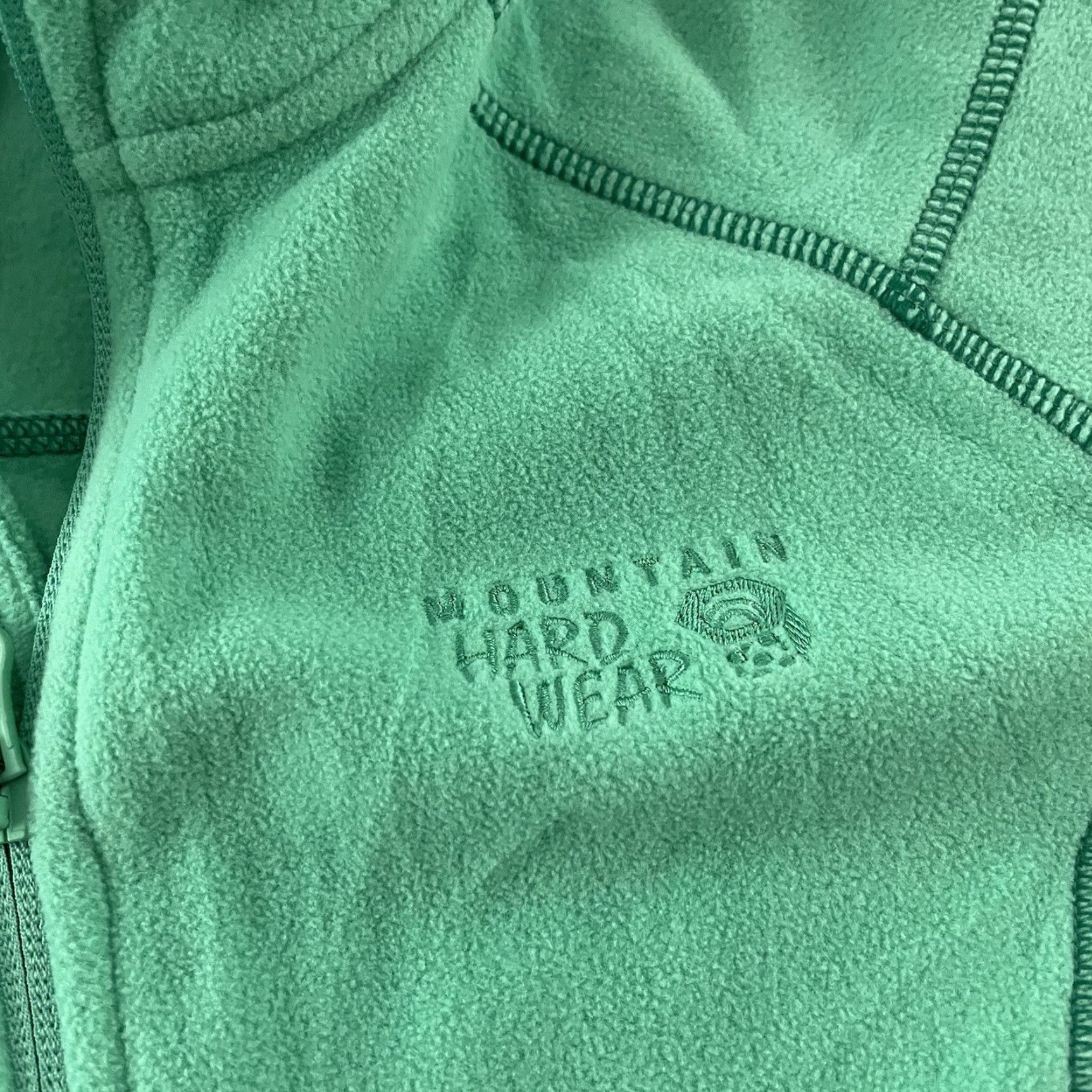 Mountain Hardwear VINTAGE Mountain Hardwear Full Zip Fleece Jacket Women's Small Green Size S / US 4 / IT 40 - 3 Thumbnail