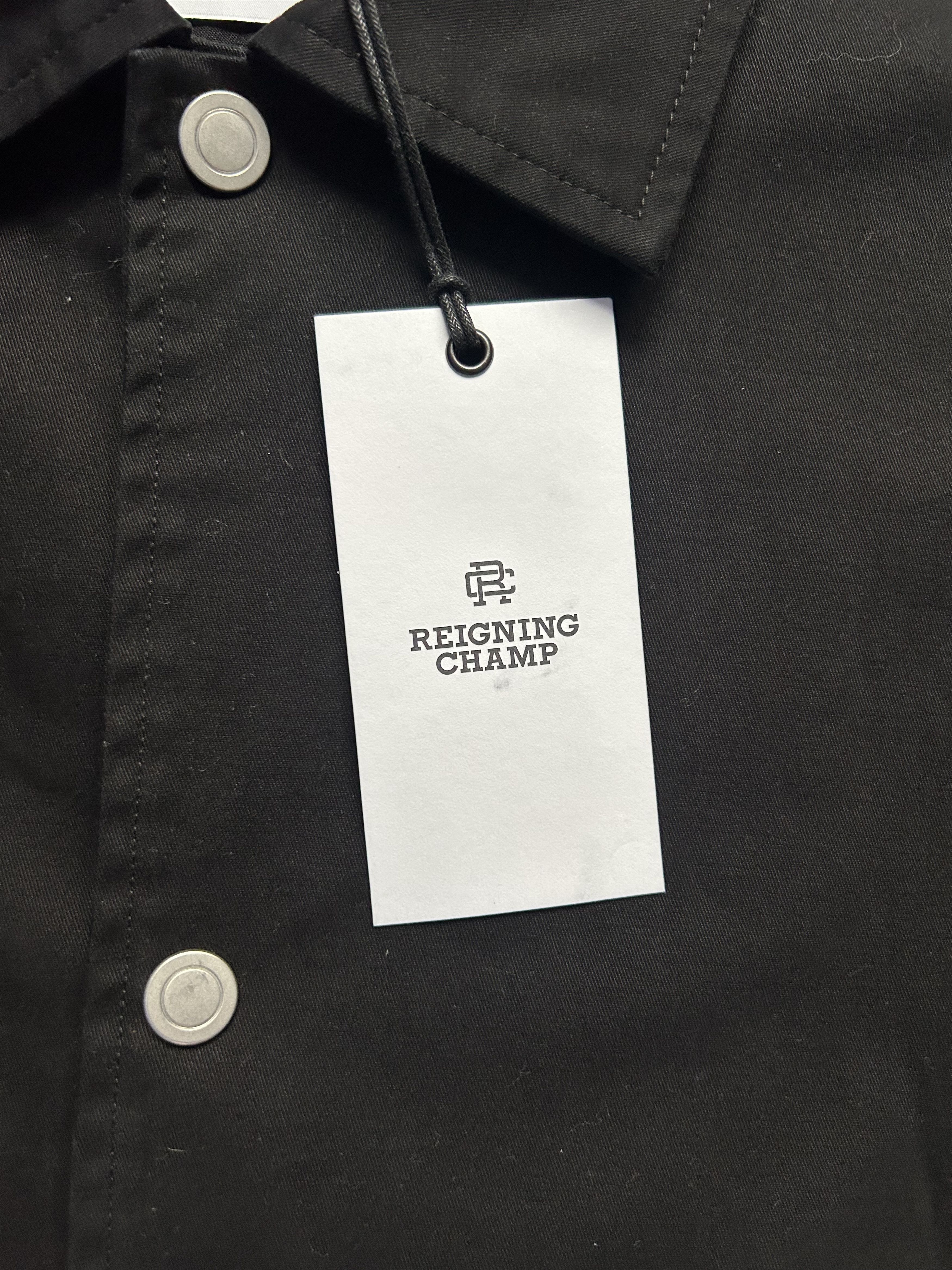 Reigning Champ Reigning Champ Ripstop Coach Jacket Black -Size M NWT Size US M / EU 48-50 / 2 - 7 Thumbnail