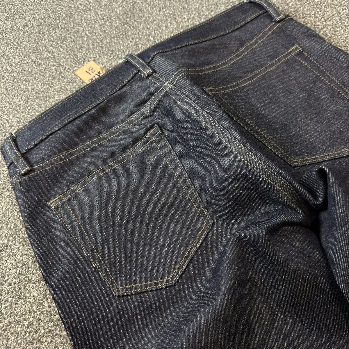 Undercover × Uniqlo 🔥🇯🇵 Japanese Raw Denim Uniqlo Indigo Selvedge Archive Jeans Size US 31 - 11 Thumbnail