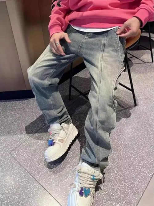 Japanese Brand Honoka x Honji Light Blue High Street Vintage Loose Jeans Size US 32 / EU 48 - 1 Thumbnail