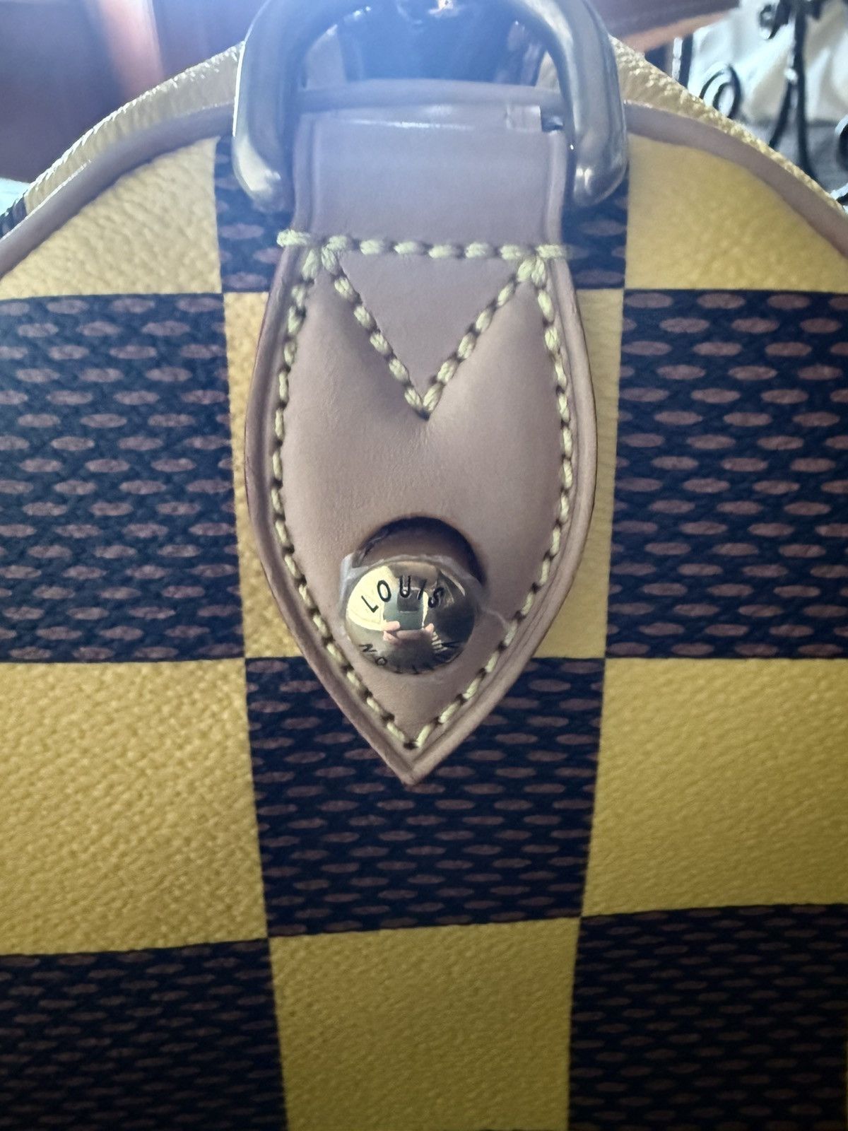 Louis Vuitton Louis Vuitton Pharrell Speedy 50 Bandoulière Damier Yellow Size ONE SIZE - 7 Thumbnail