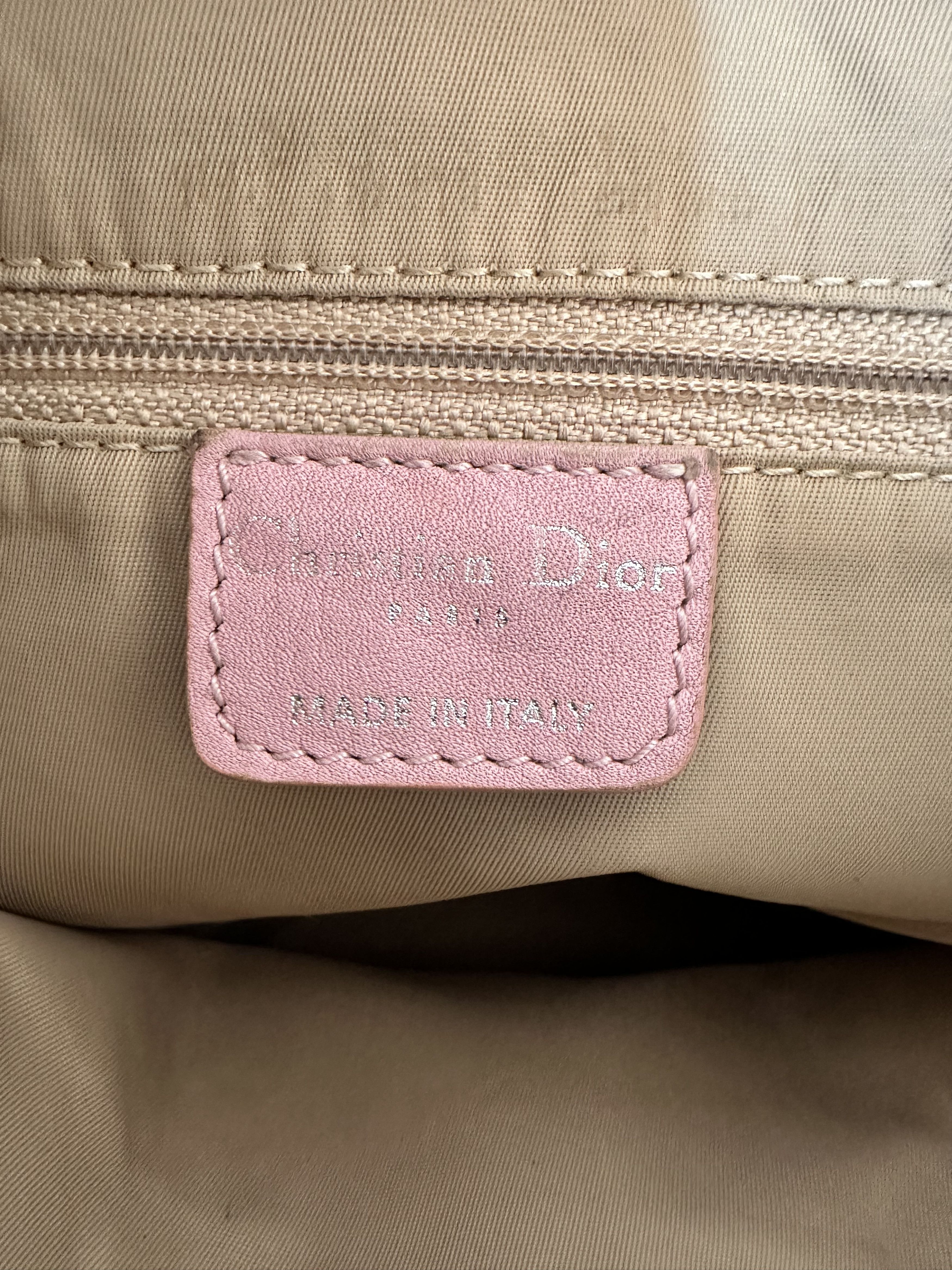 Dior Dior Brown Oblique Canvas Crossbody Bag Pink Beige Size ONE SIZE - 8 Thumbnail
