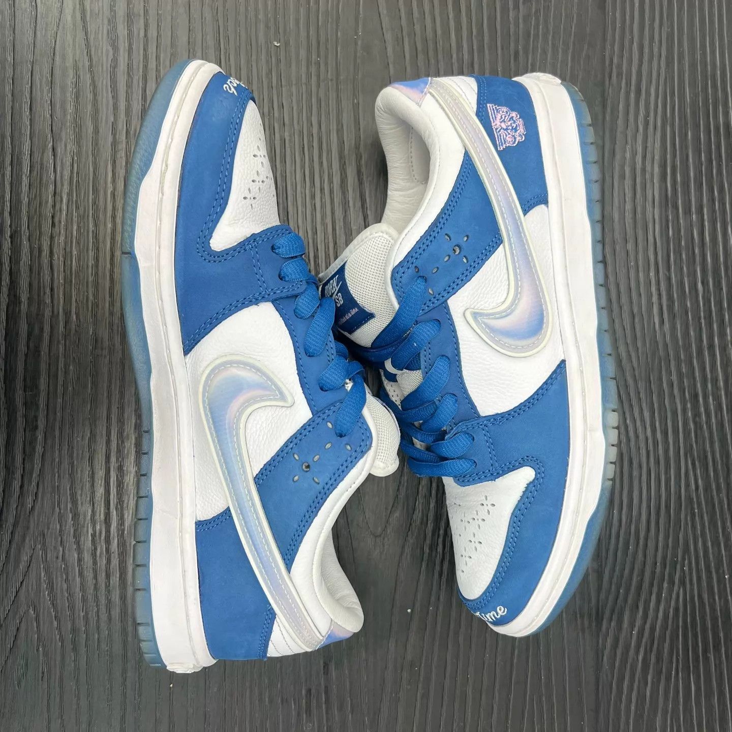 Nike Nike Dunk SB Bron Blue White Size 41 New Size US 8 / EU 41 - 2 Thumbnail