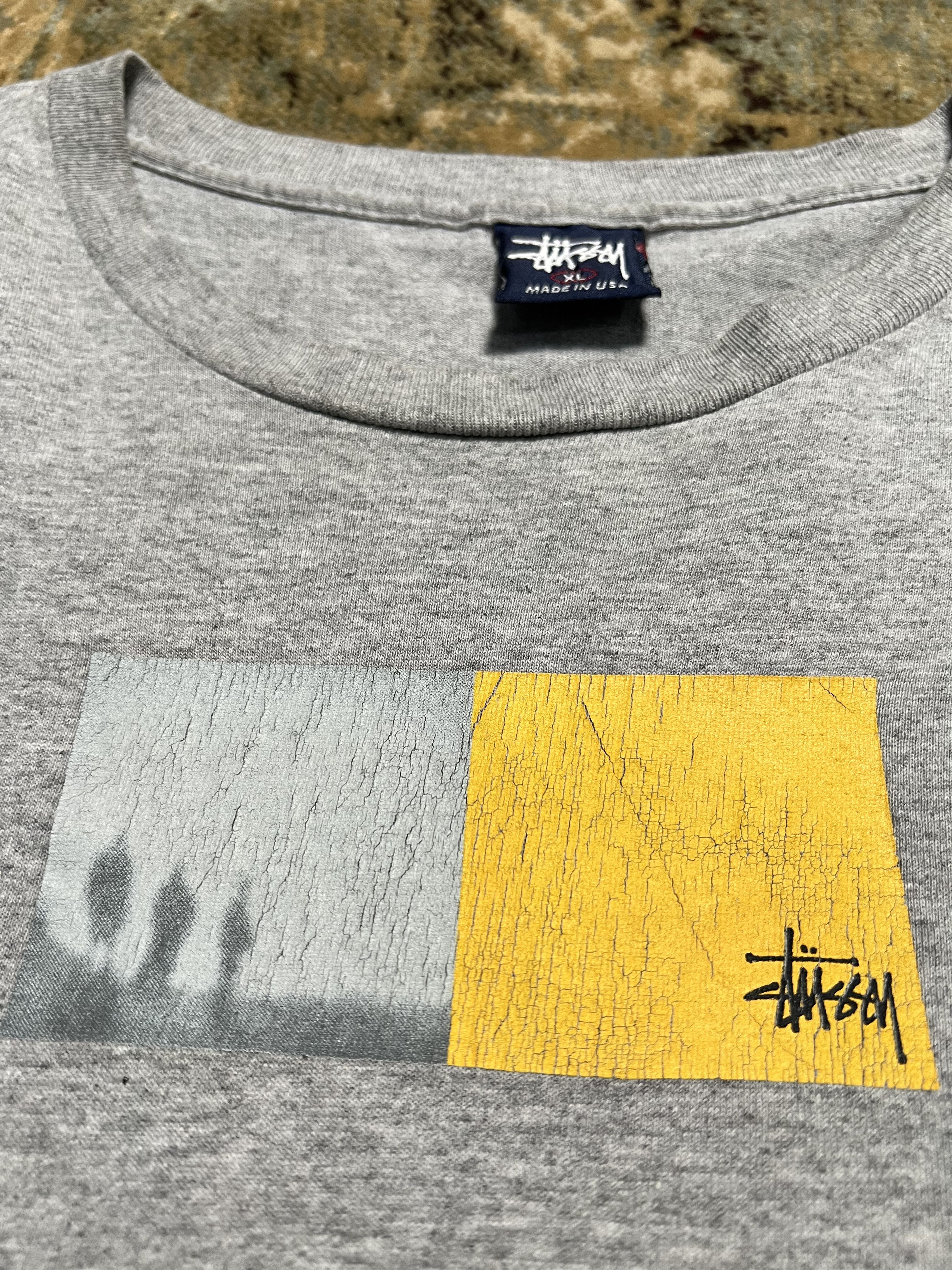 Stussy × Vintage 90s Stussy Graphic Tshirt Tee y2k style Size US L / EU 52-54 / 3 - 3 Thumbnail
