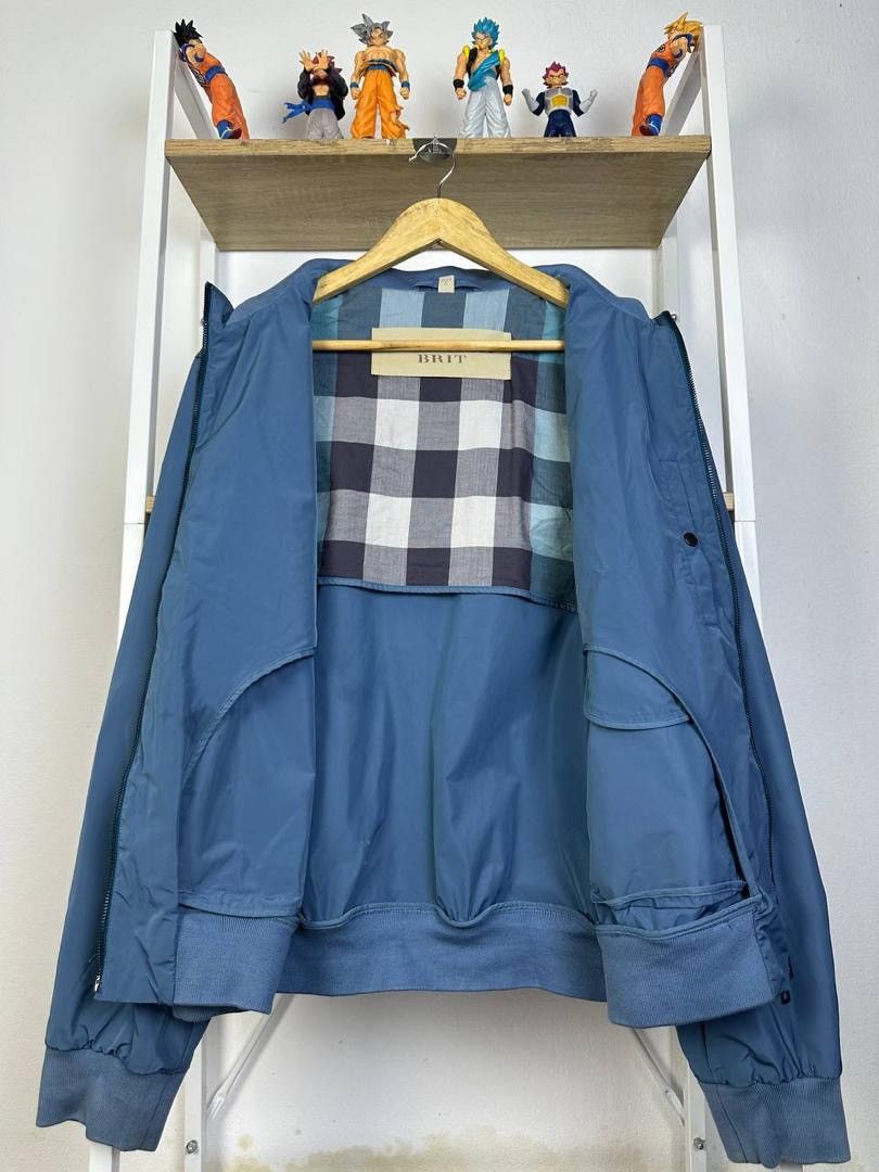 Burberry × Designer Burberry Brit Zip Up Light Bomber Jacket (PIT 23.5) Size US M / EU 48-50 / 2 - 7 Thumbnail