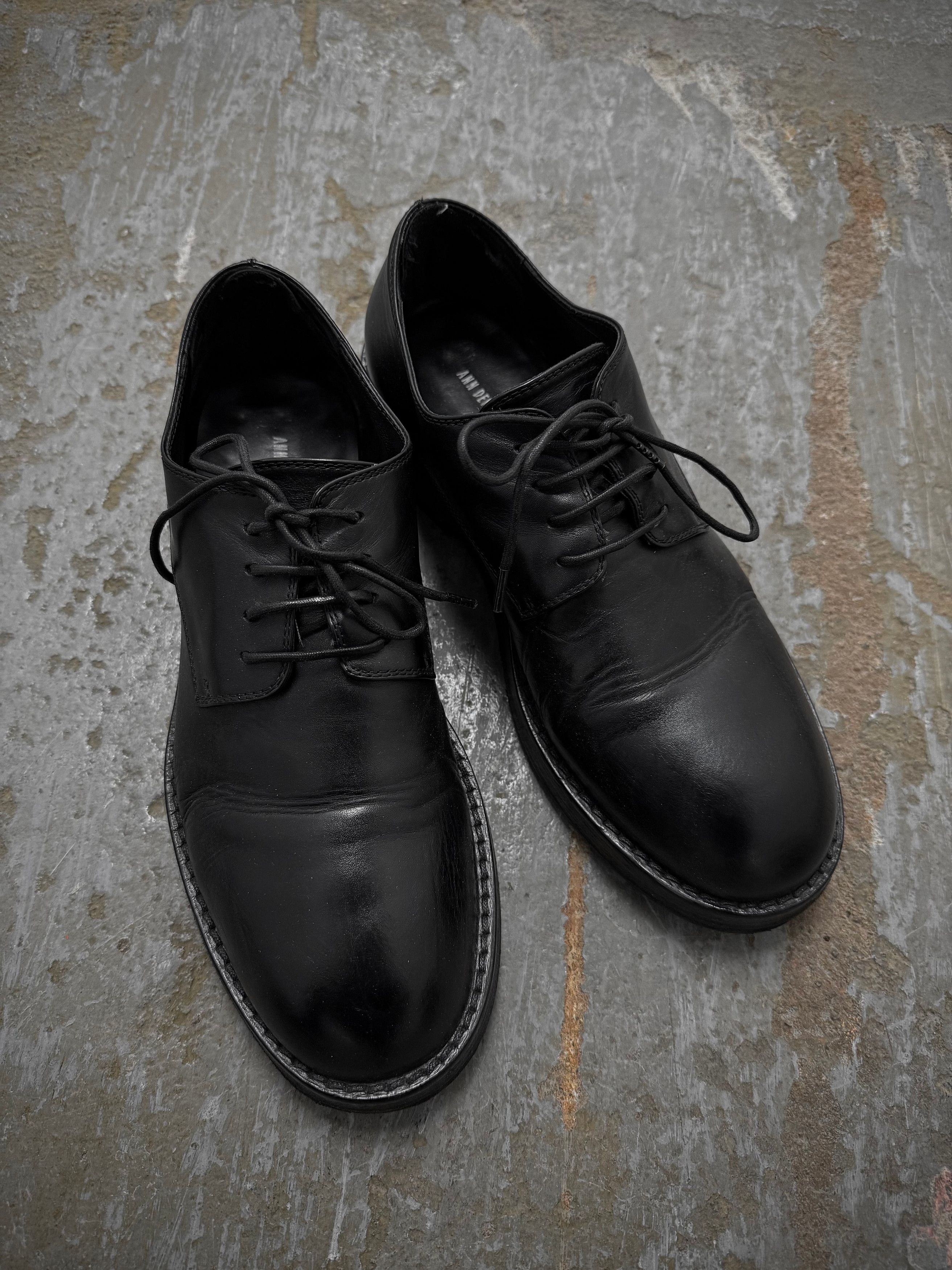 Ann Demeulemeester Ann Demeulemeester AW21 'Olivier' Cow Leather Derbies Size US 9 / EU 42 - 3 Thumbnail
