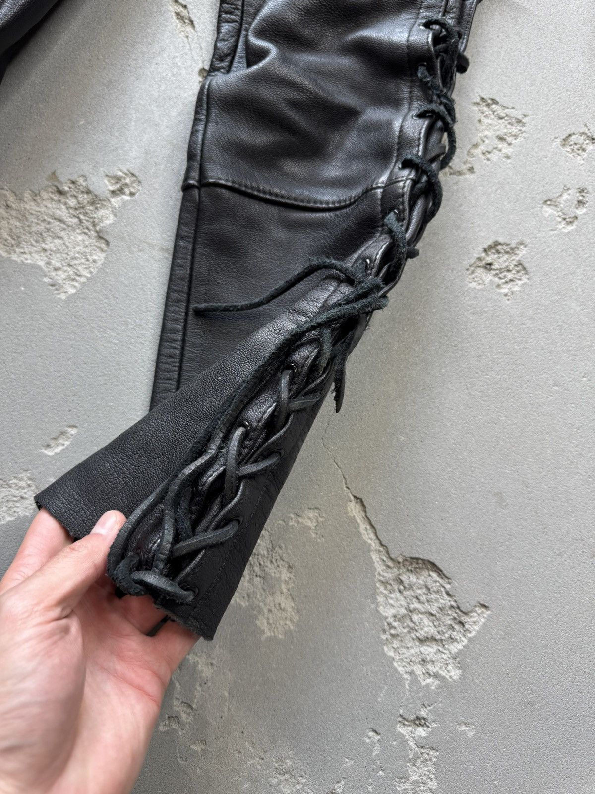 Genuine Leather × Hein Gericke × Vintage Vintage Hein Gericke Leather Pants 90s Playboi Carti Size US 34 / EU 50 - 5 Thumbnail