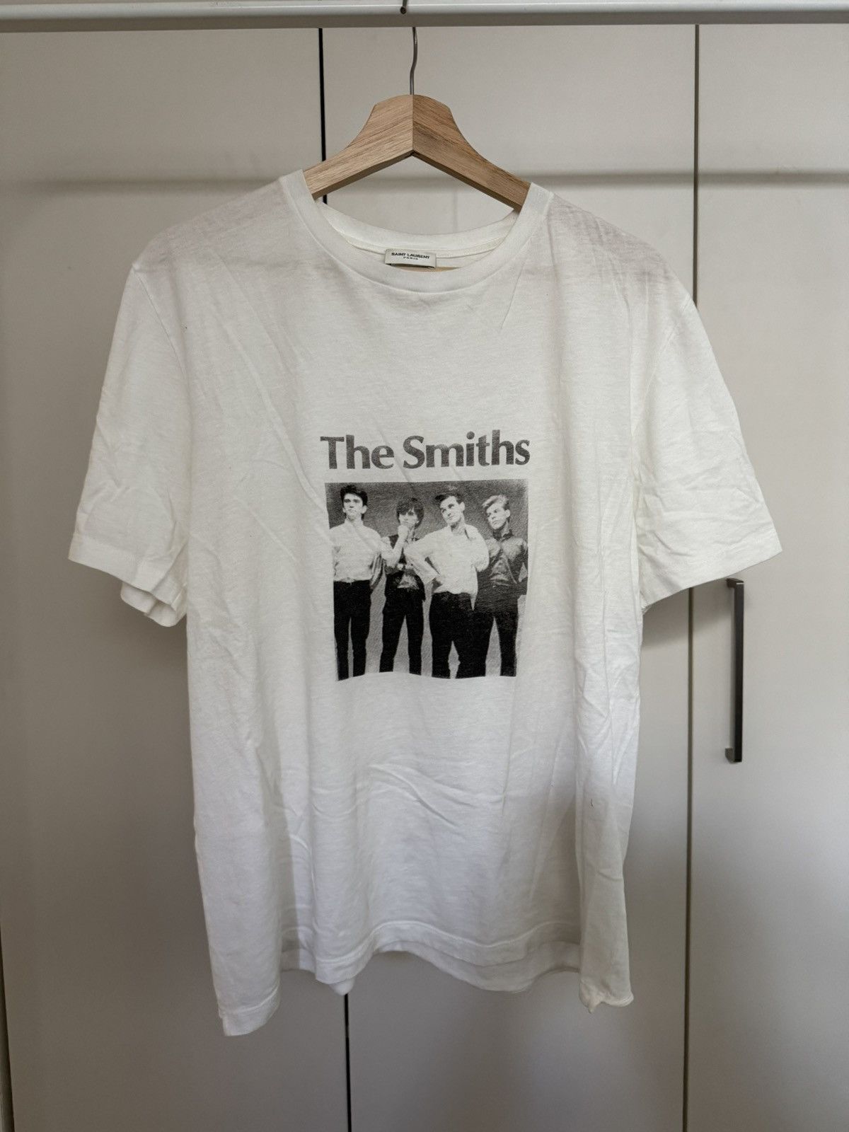 Saint Laurent Paris The Smiths tee Size US M / EU 48-50 / 2 - 1 Thumbnail