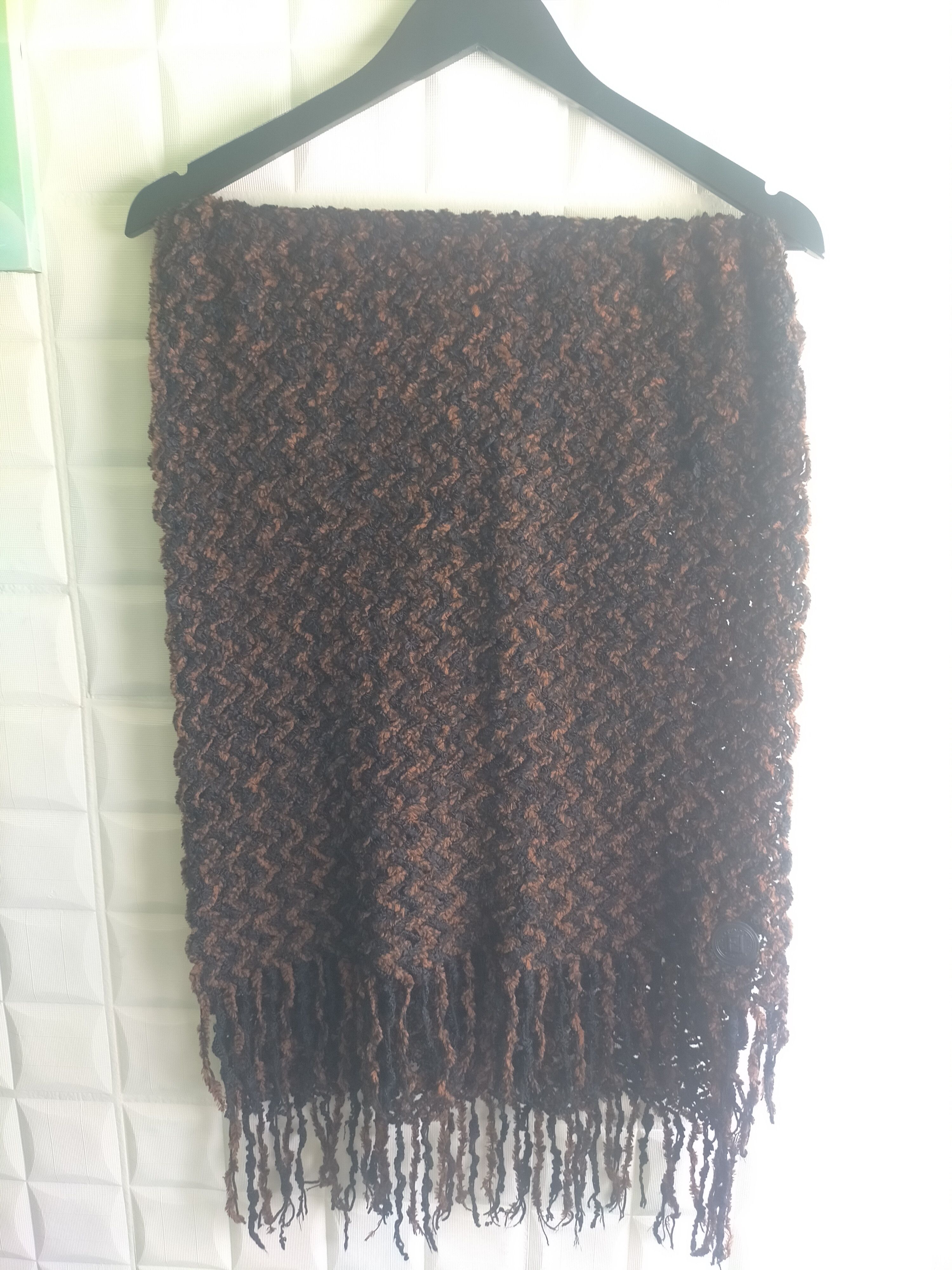 Fendi 🔥 Fendi Foulard Acrylic Muffler Scarf Size ONE SIZE - 2 Thumbnail