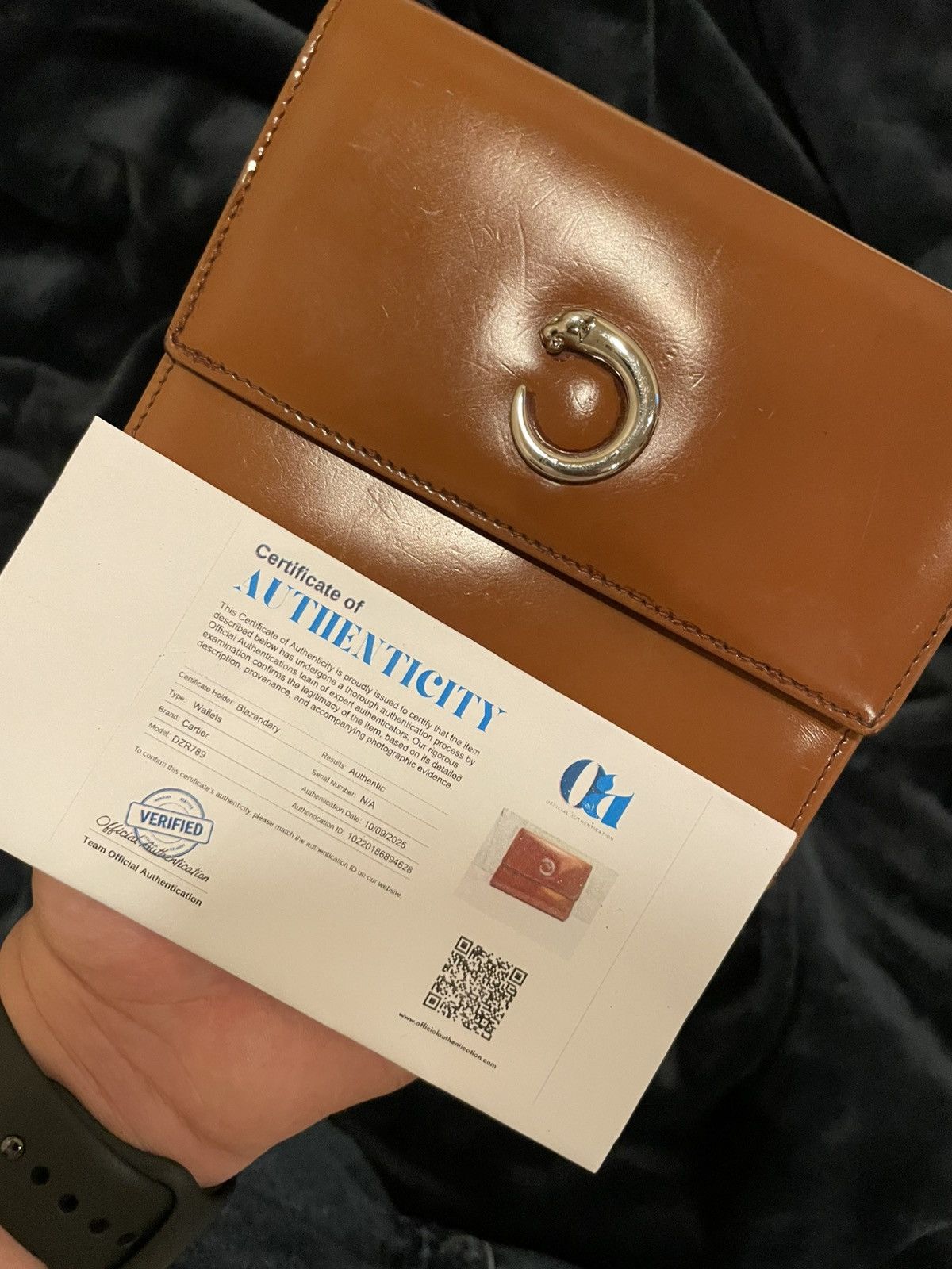 Cartier Vintage Cartier Brown Leather Wallet Size ONE SIZE - 6 Thumbnail