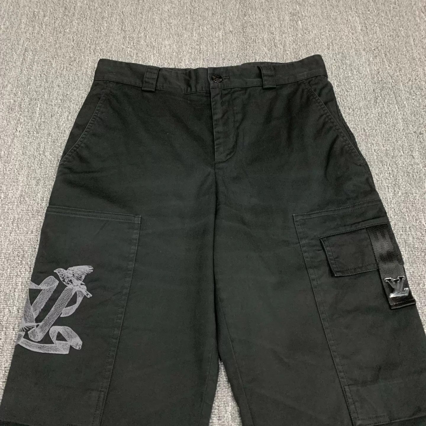 Louis Vuitton LV Black Peace Dove Cargo Pants 46 95 new Size US 30 / EU 46 - 6 Thumbnail