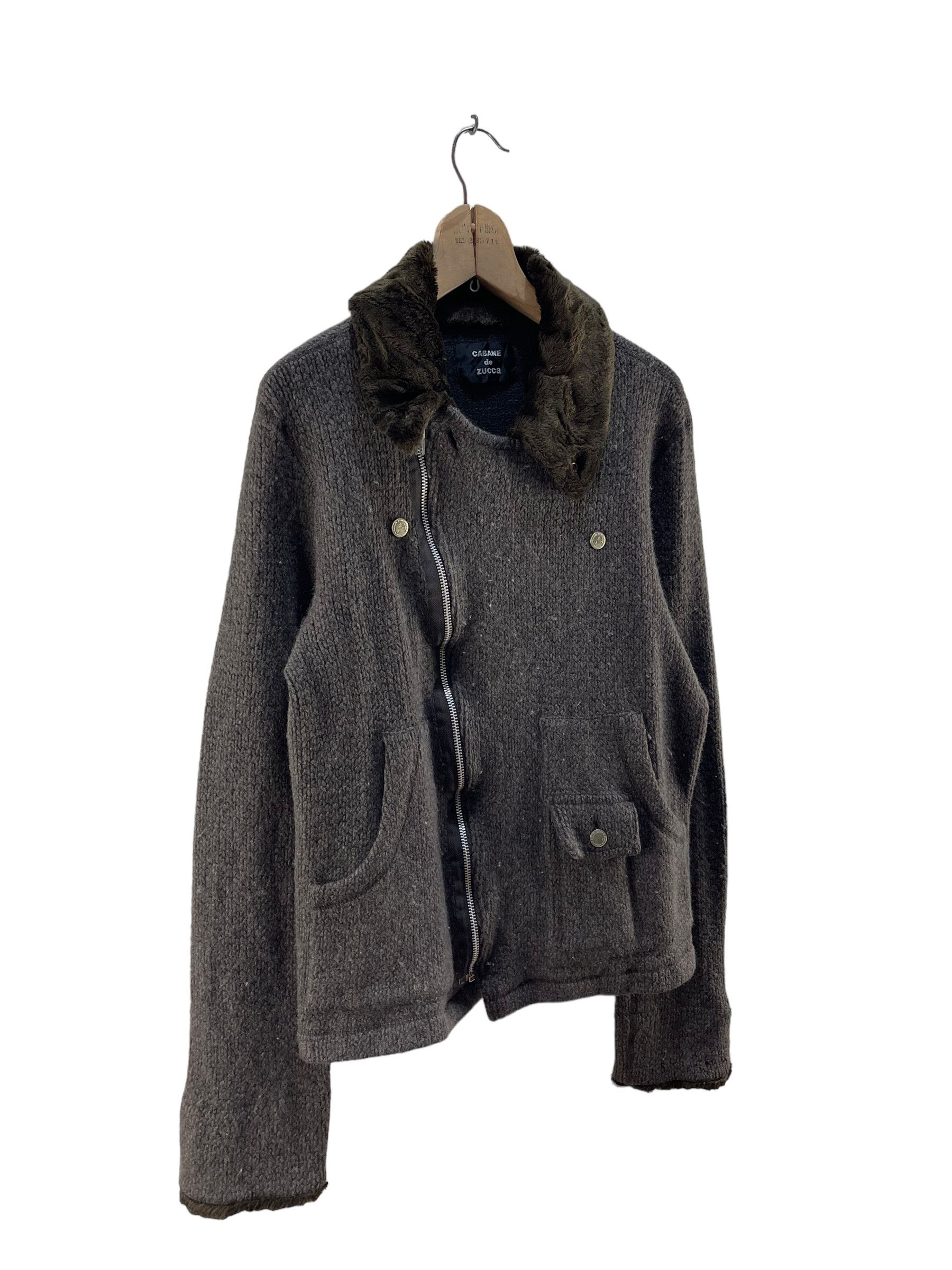 CABANE de ZUCCa Vintage Cabane De Zucca Wool Jacket Size US S / EU 44-46 / 1 - 5 Thumbnail