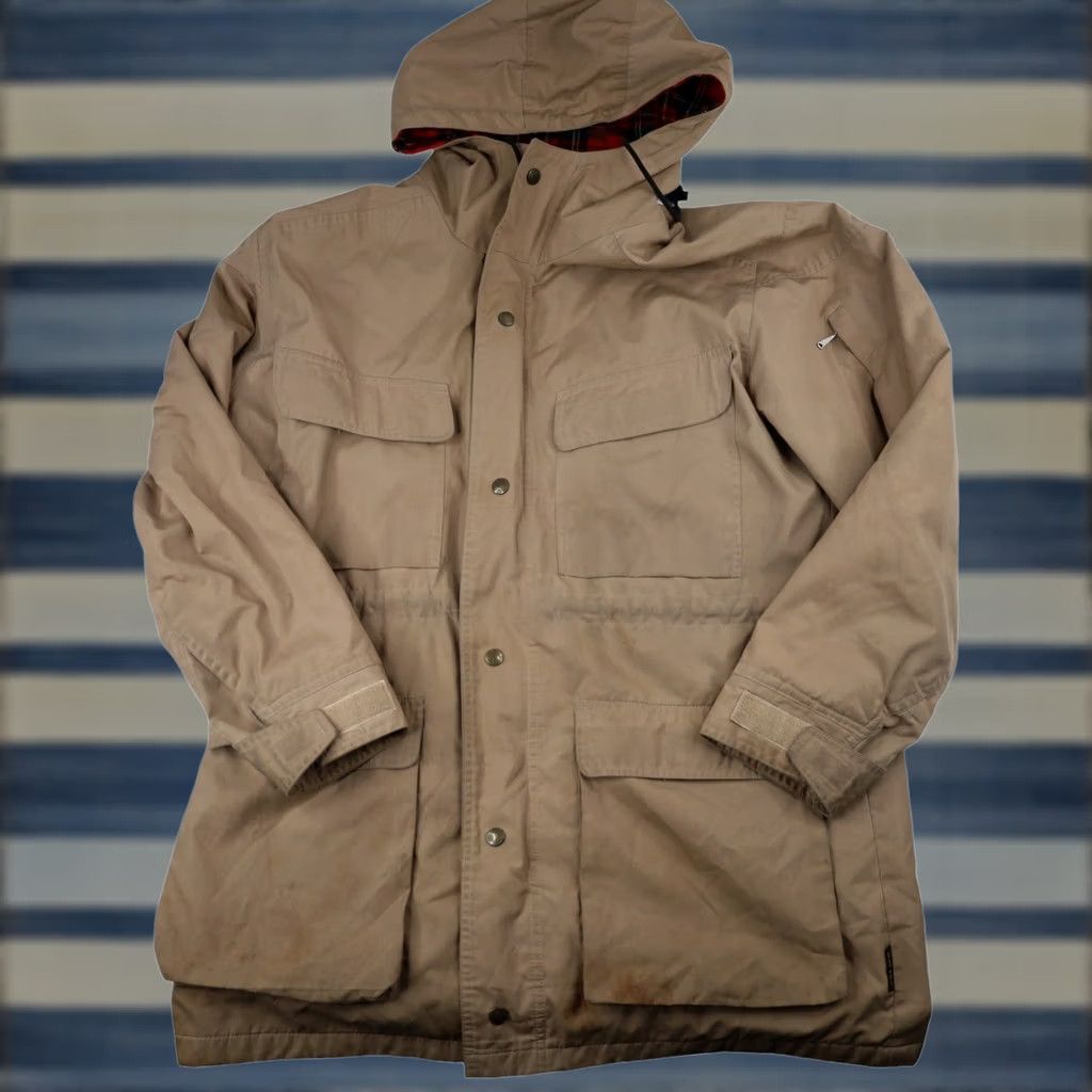 Vintage VINTAGE Pacific Trail Jacket Parka Mens Large Tan Flannel Lined Coat Size US L / EU 52-54 / 3 - 1 Thumbnail