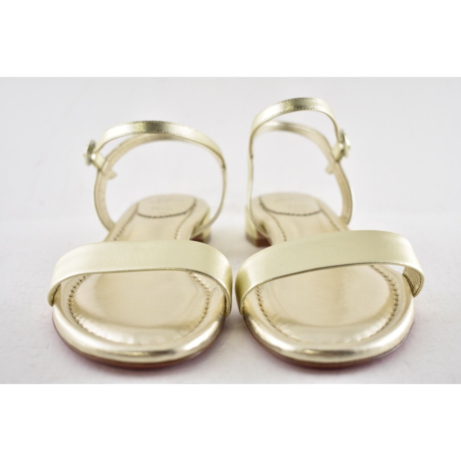Christian Louboutin Christian Louboutin Sweet Jane Flat Platine Gold 39 Size US 9 / IT 39 - 10 Thumbnail