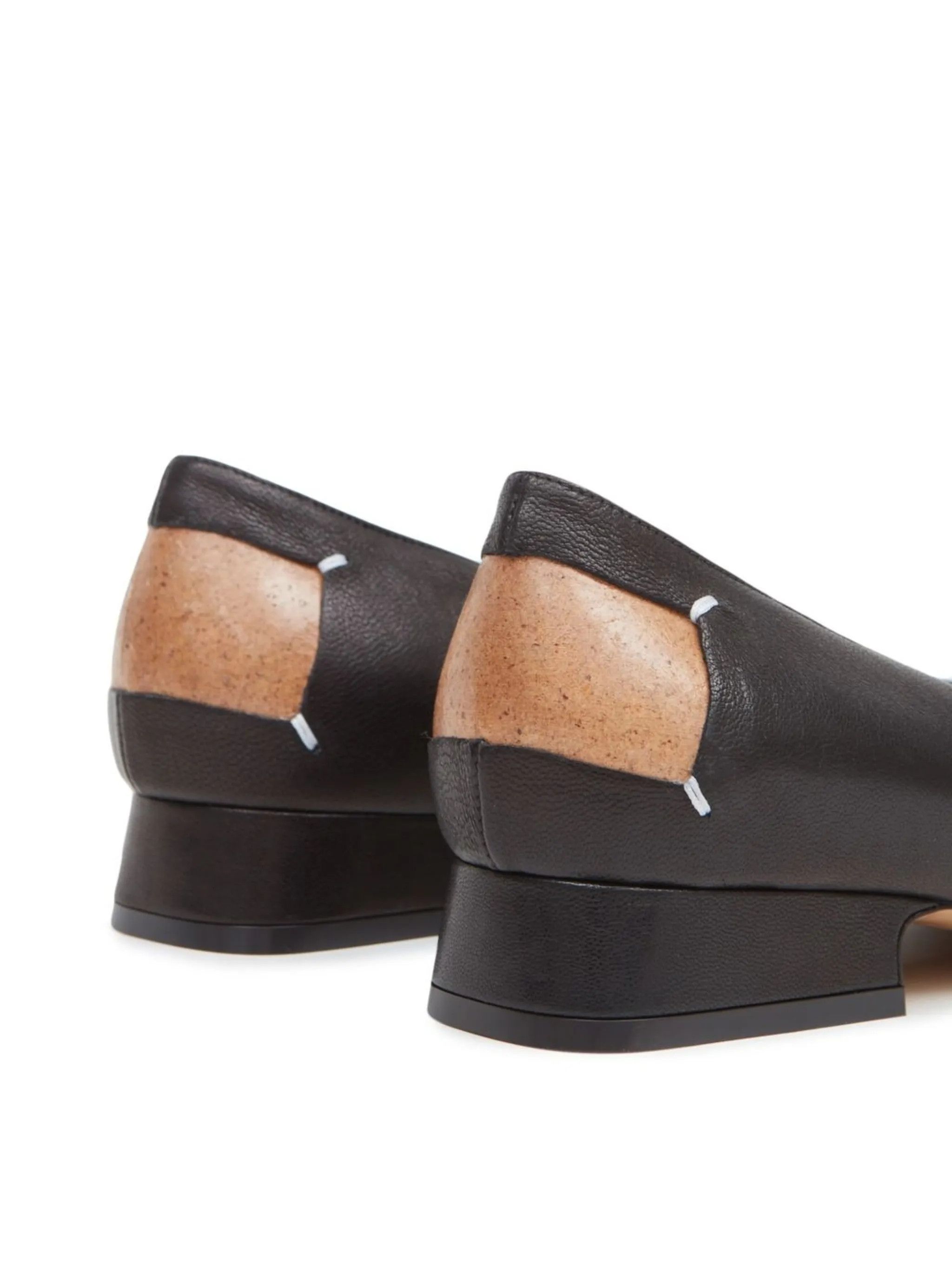 Maison Margiela o1w1db11225 Decorative Four-Stitch Ballerina Shoes in Black Size US 9 / IT 39 - 5 Thumbnail