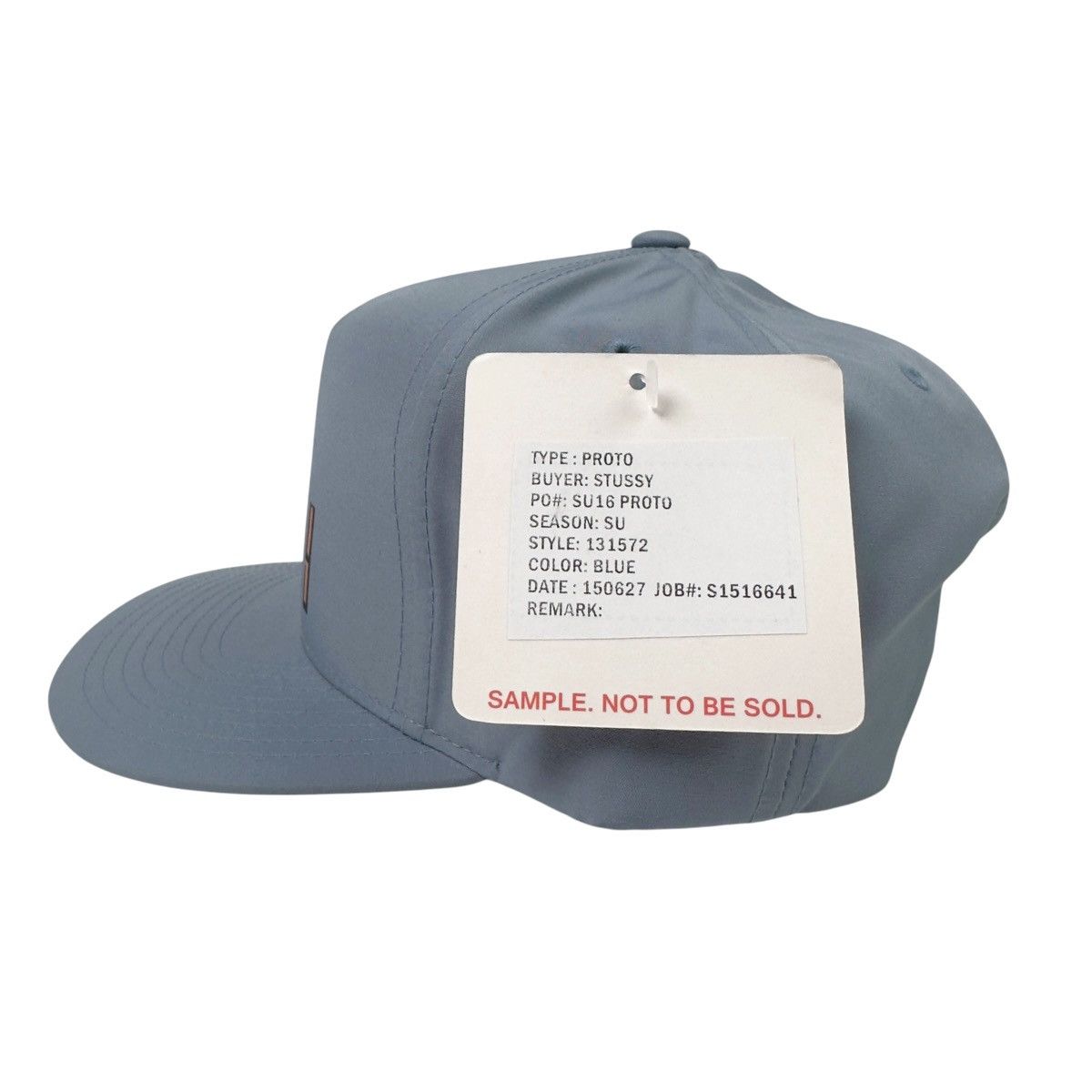 Stussy Stussy SnapBack Light Blue Hat Sample Yupoong Summer 2016 Size ONE SIZE - 2 Thumbnail