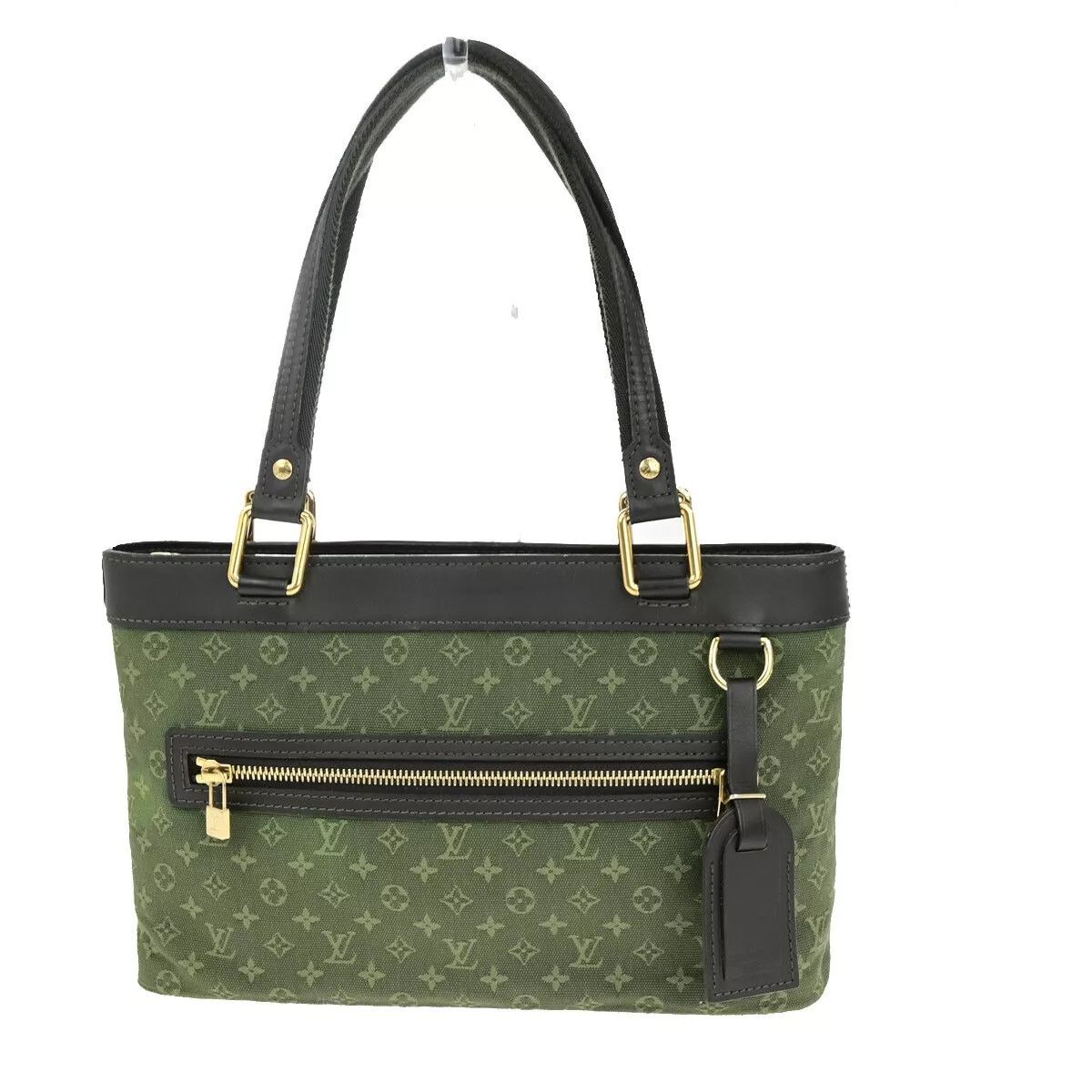 Louis Vuitton Monogram Mini Lucille Pm Shoulder Bag Khaki in Green, Women's