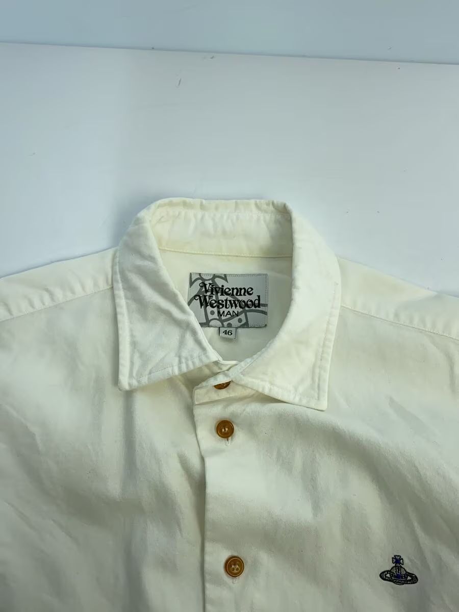 Vivienne Westwood Embroidered Orb Logo Button Up Shirt Size US S / EU 44-46 / 1 - 6 Thumbnail