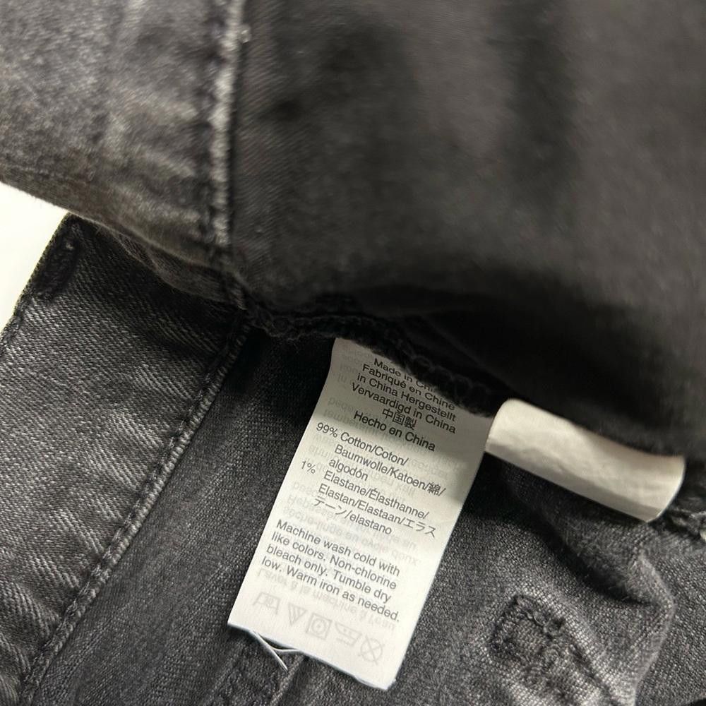 Madewell Madewell l Stretch Denim Straight Black Skirt Size 28 Size 28" / US 6 / IT 42 - 8 Thumbnail