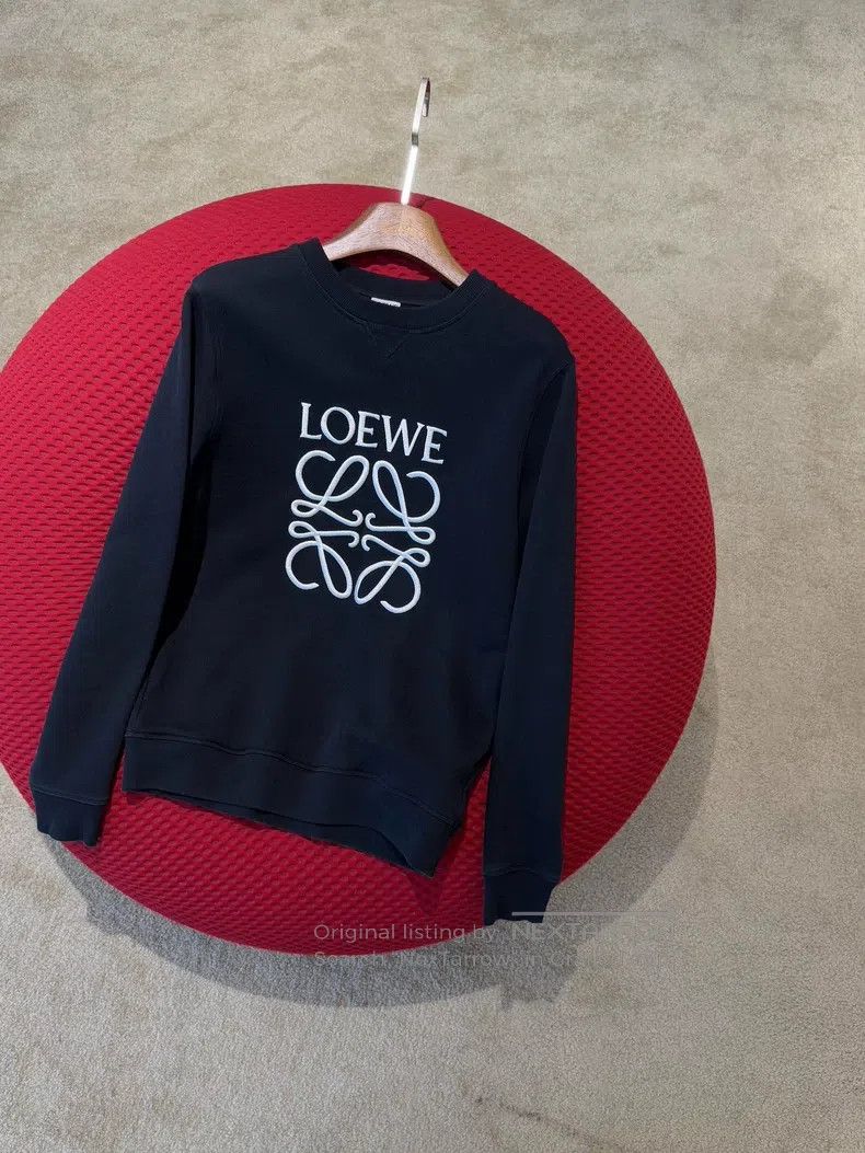 Loewe Loewe Black Embroidered Sweatshirt Size S / US 4 / IT 40 - 4 Thumbnail