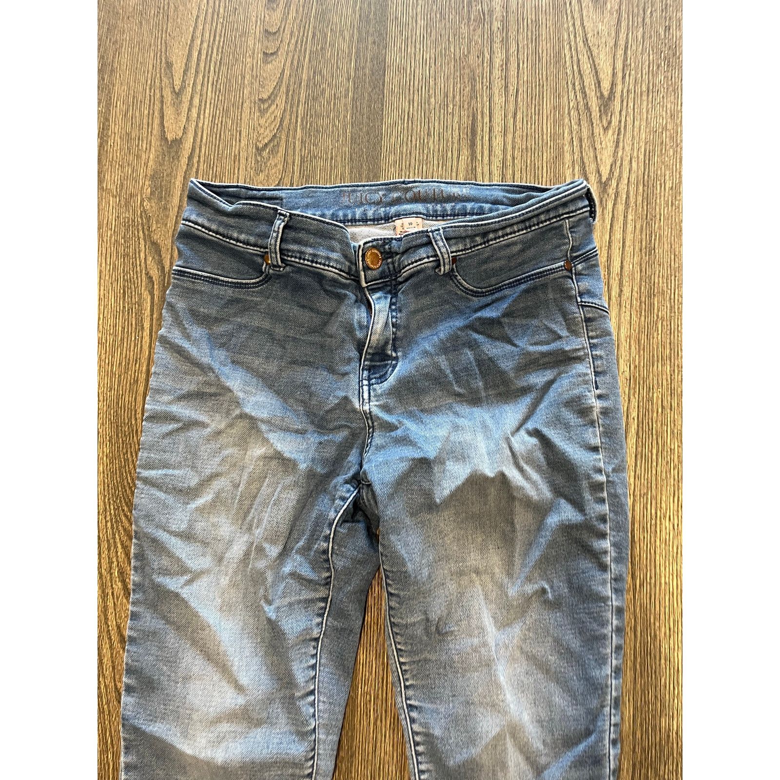 Juicy Couture Juicy Couture Cuffed Capri Jeans Mid Rise Slim Fit Size 10 Size 32" / US 10 / IT 46 - 4 Thumbnail