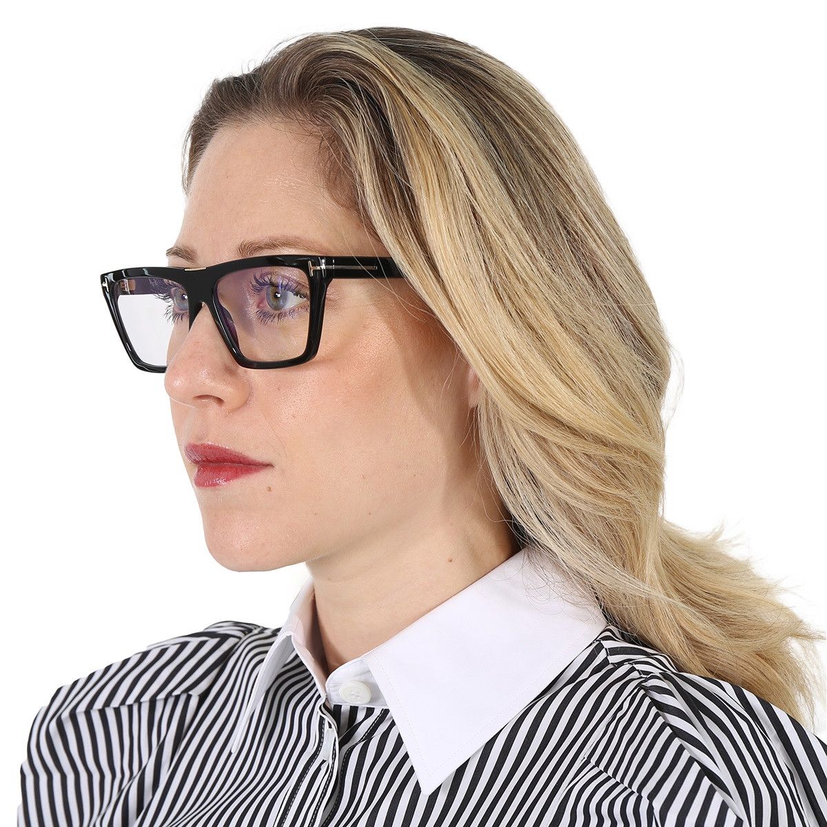 Tom Ford Tom Ford Women Eyeglasses Cat Eye FT5912-B 001 NEW AUTHENTIC Size ONE SIZE - 9 Thumbnail