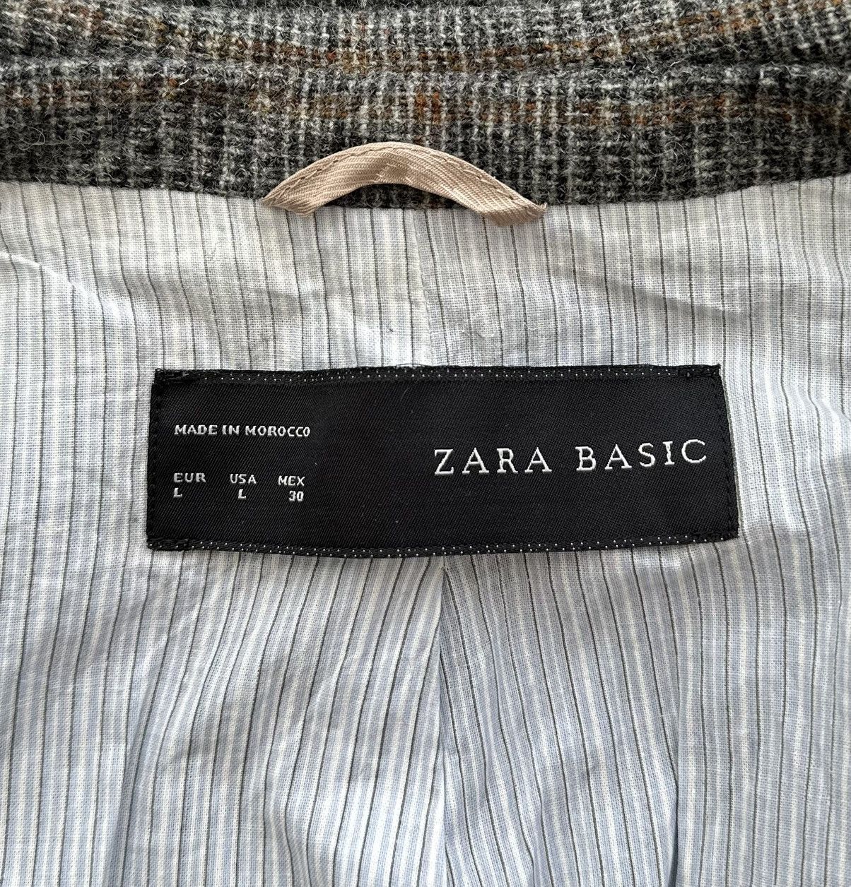 Zara Zara Basic Shetland Wool Tweed Blazer Jacket Women's Size L Size L / US 10 / IT 46 - 5 Thumbnail