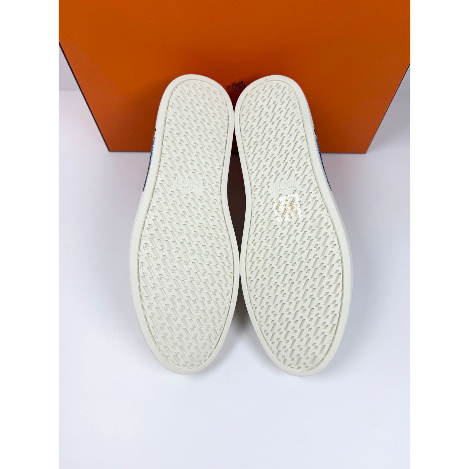 Hermes Size 8.5 - Hermes Quicker Leather Sneakers NEW Size US 8.5 / EU 41-42 - 7 Thumbnail