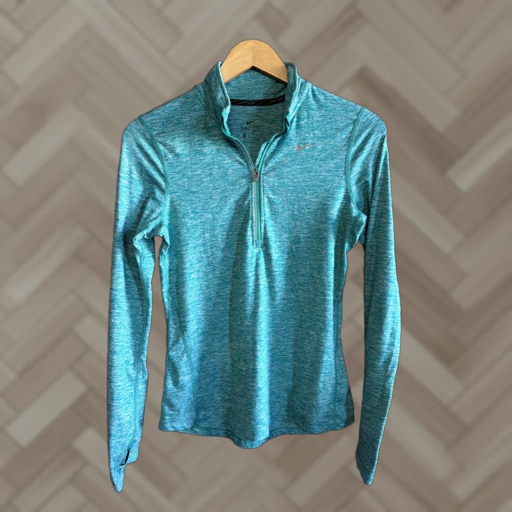 Nike Nike Element Running 1/2 Zip Pullover Womens XS Green Activewear Field Running Top Size XS / US 0-2 / IT 36-38 - 1 Thumbnail