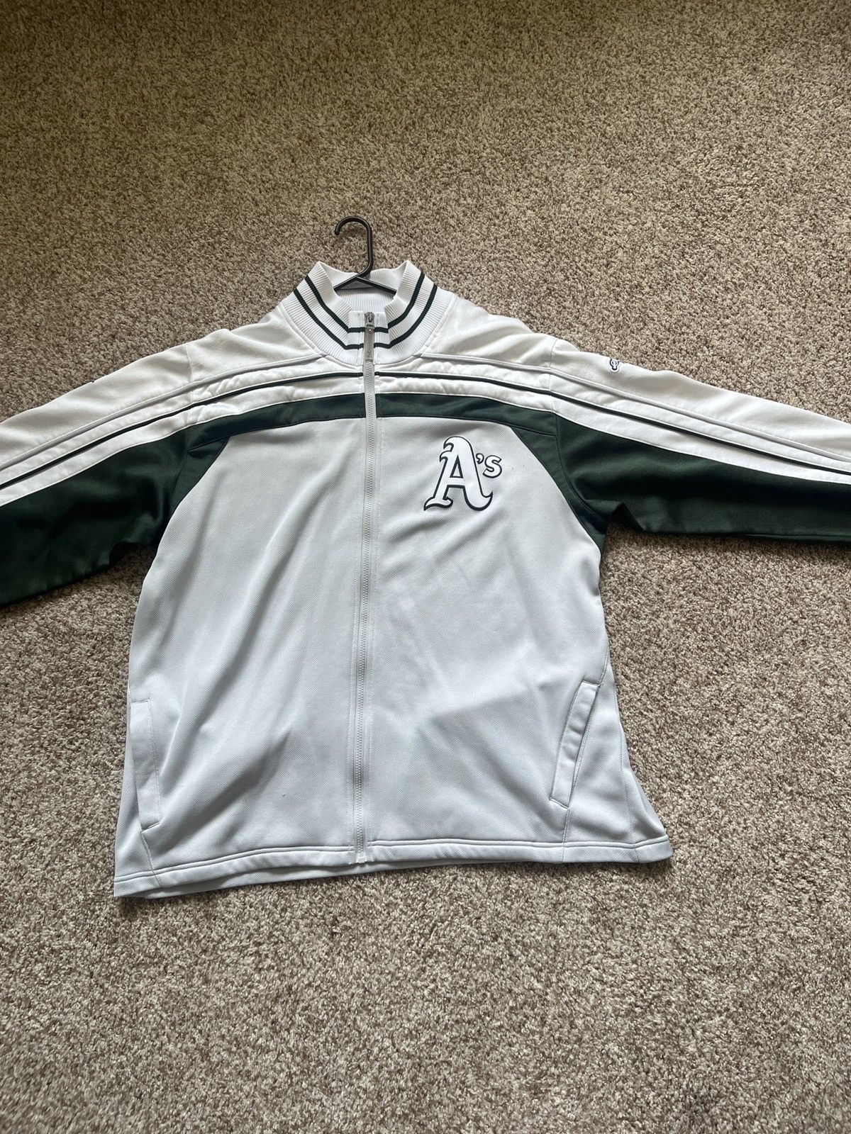 MLB × Majestic × Vintage Vintage Oakland Athletics Jacket Size US XXL / EU 58 / 5 - 1 Thumbnail