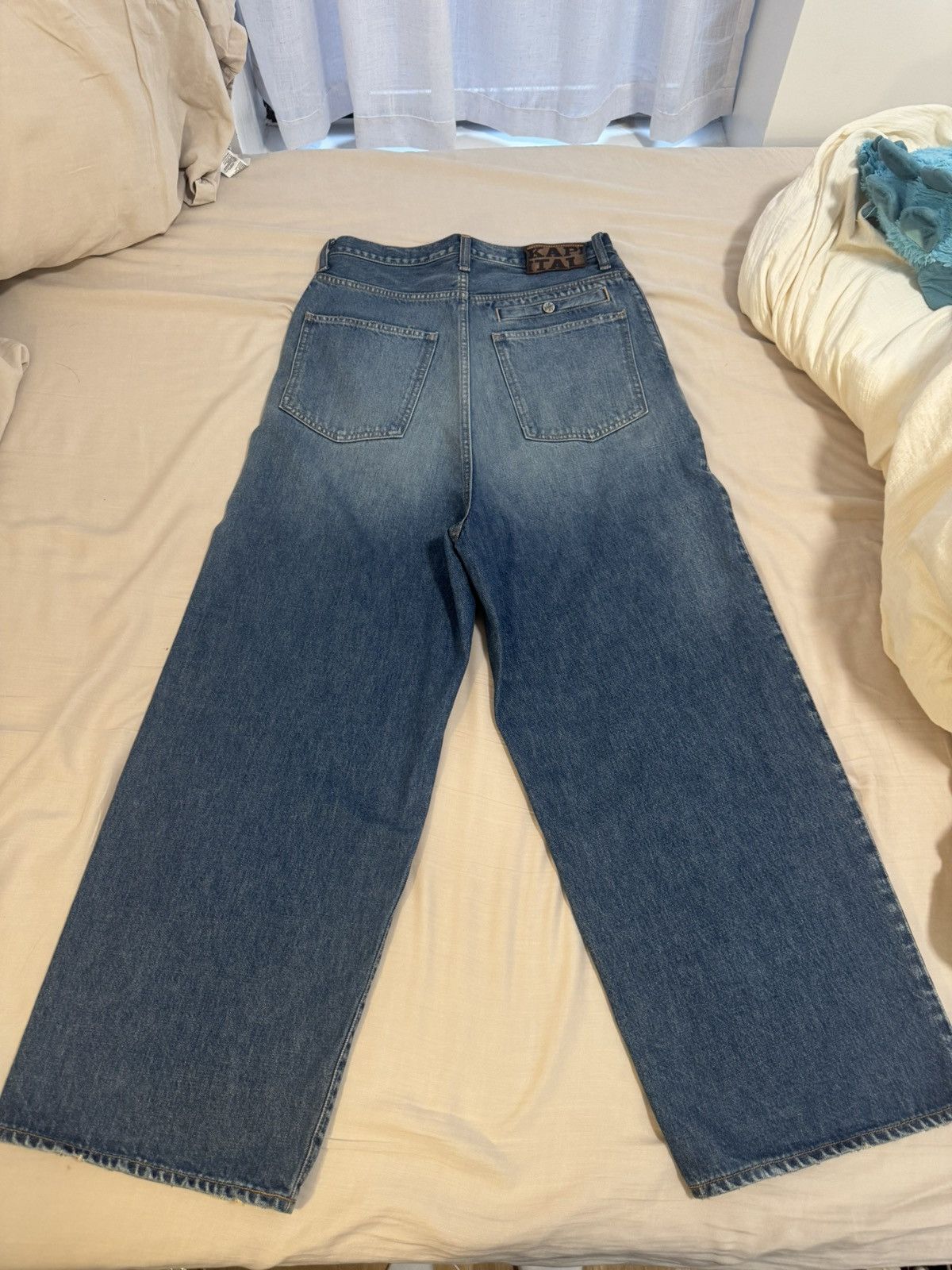 Kapital Kapital Wid Leg Demin (M) Size US 32 / EU 48 - 3 Thumbnail