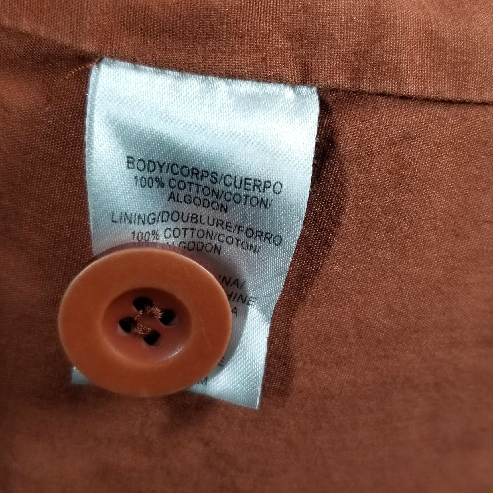 RVCA RVCA Jacket Woman Small Brown Canvas Field Military Utility Pockets Zip Cotton Size S / US 4 / IT 40 - 5 Thumbnail