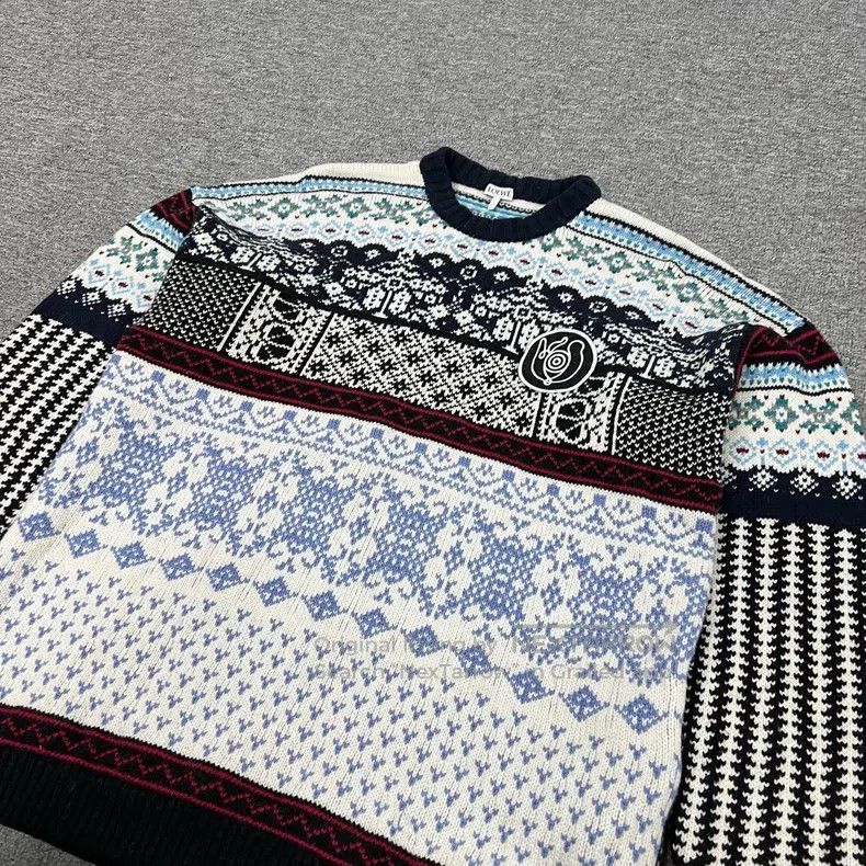 Loewe Loewe Ethnic Style Knitted Sweater Size S / US 4 / IT 40 - 4 Thumbnail