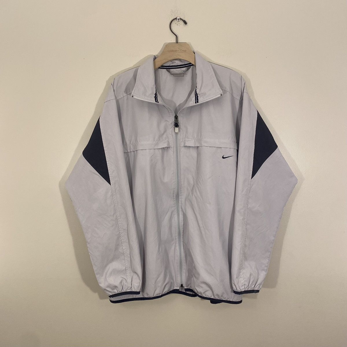 Vintage Nike Vintage Y2K Full Zip Windbreaker Size US L / EU 52-54 / 3 - 1 Thumbnail