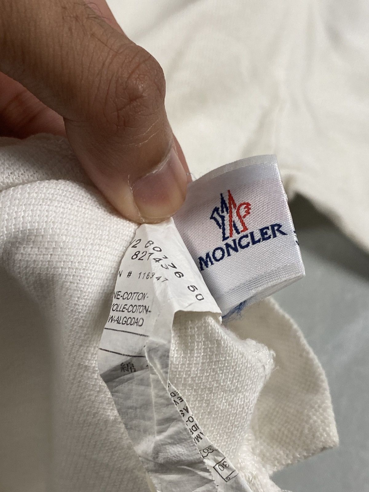 Moncler Moncler Small Logo Polos Tee Size XXL / US 16-18 / IT 52-54 - 7 Thumbnail