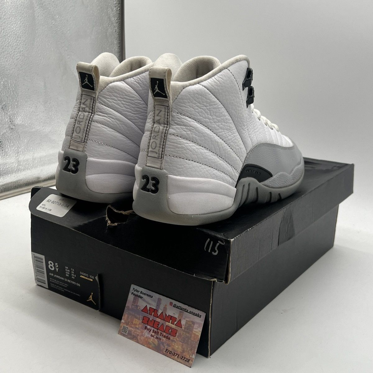 Jordan Brand Air Jordan 12 wolf grey Size US 8.5 / EU 41-42 - 5 Thumbnail